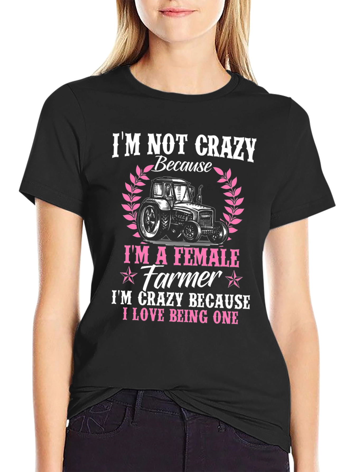 Female Farmer Crazy Love T-Shirt