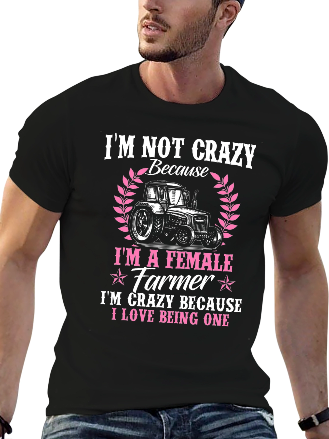 Female Farmer Crazy Love T-Shirt