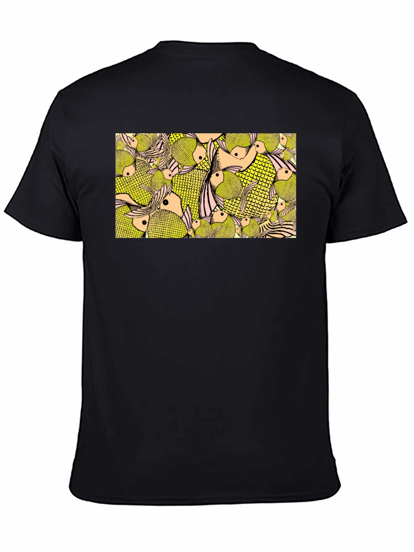 Fish Pattern Graphic Tee