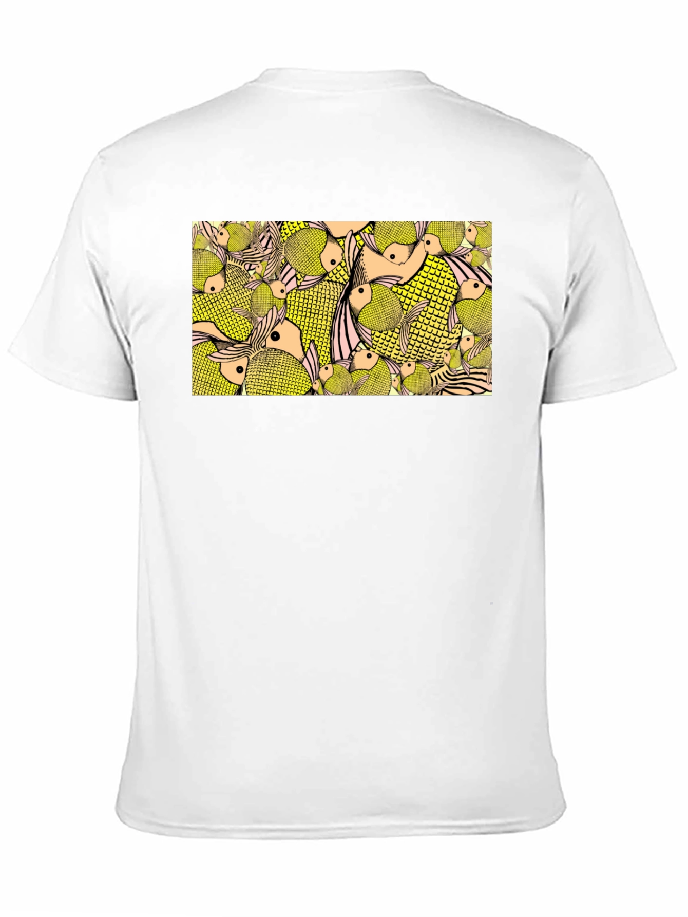 Fish Pattern Graphic Tee