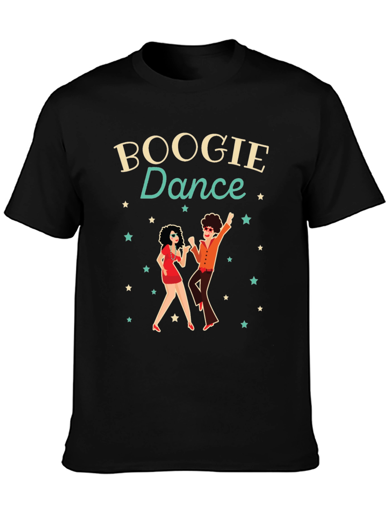 Boogie Dance Graphic T-Shirt - Retro Style