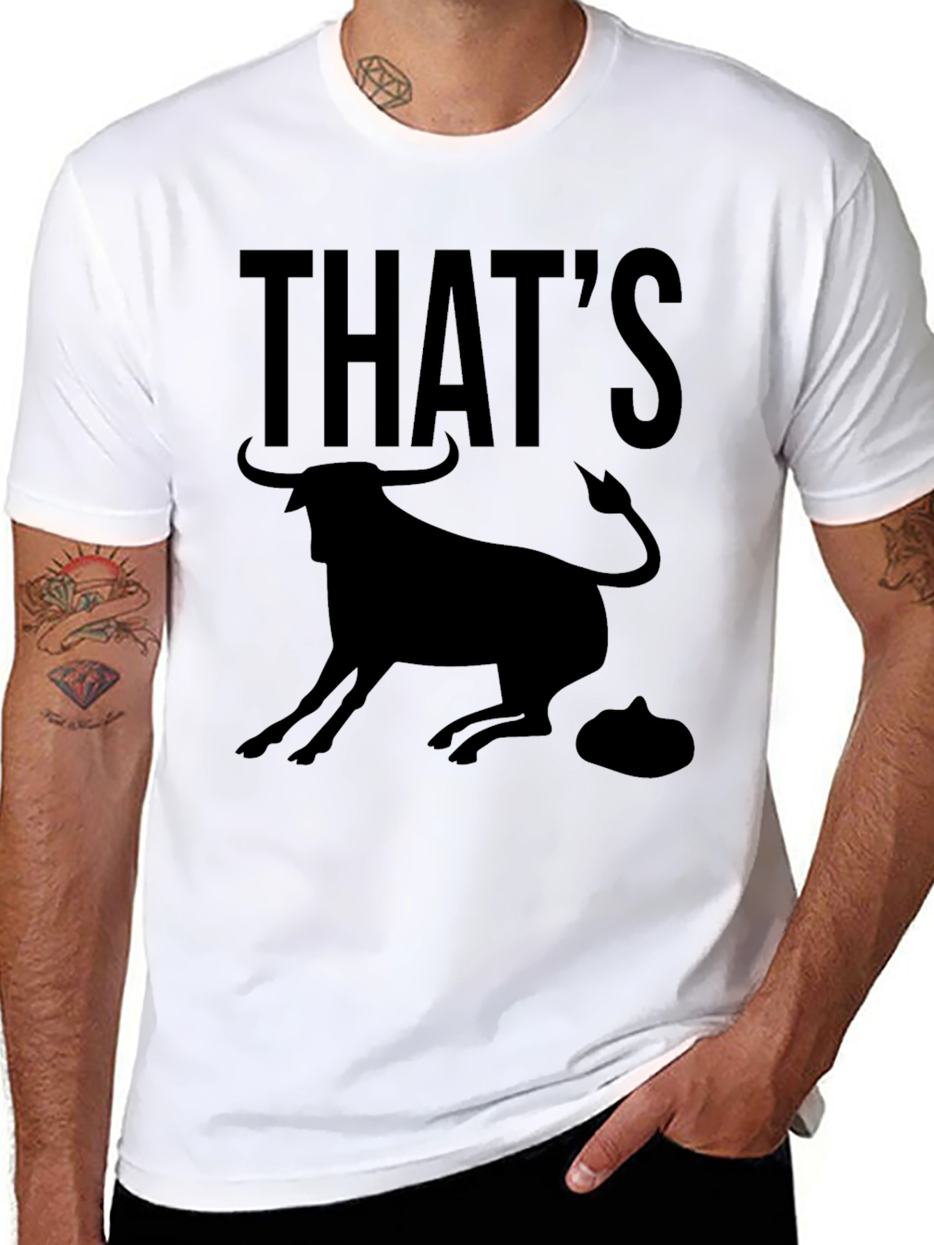 Thats Bull T-Shirt - Funny Animal Graphic Tee