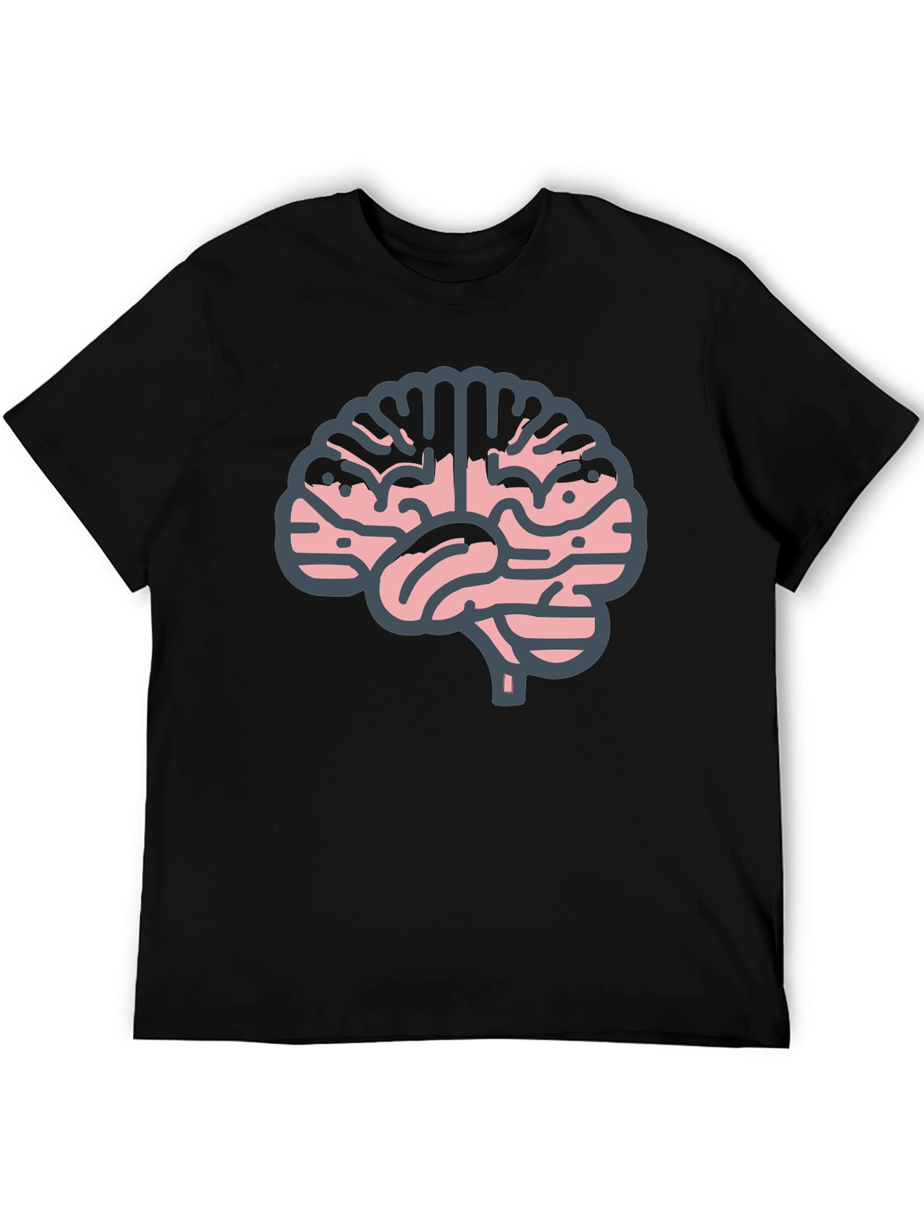 Brain Graphic Tee - Smart & Stylish!