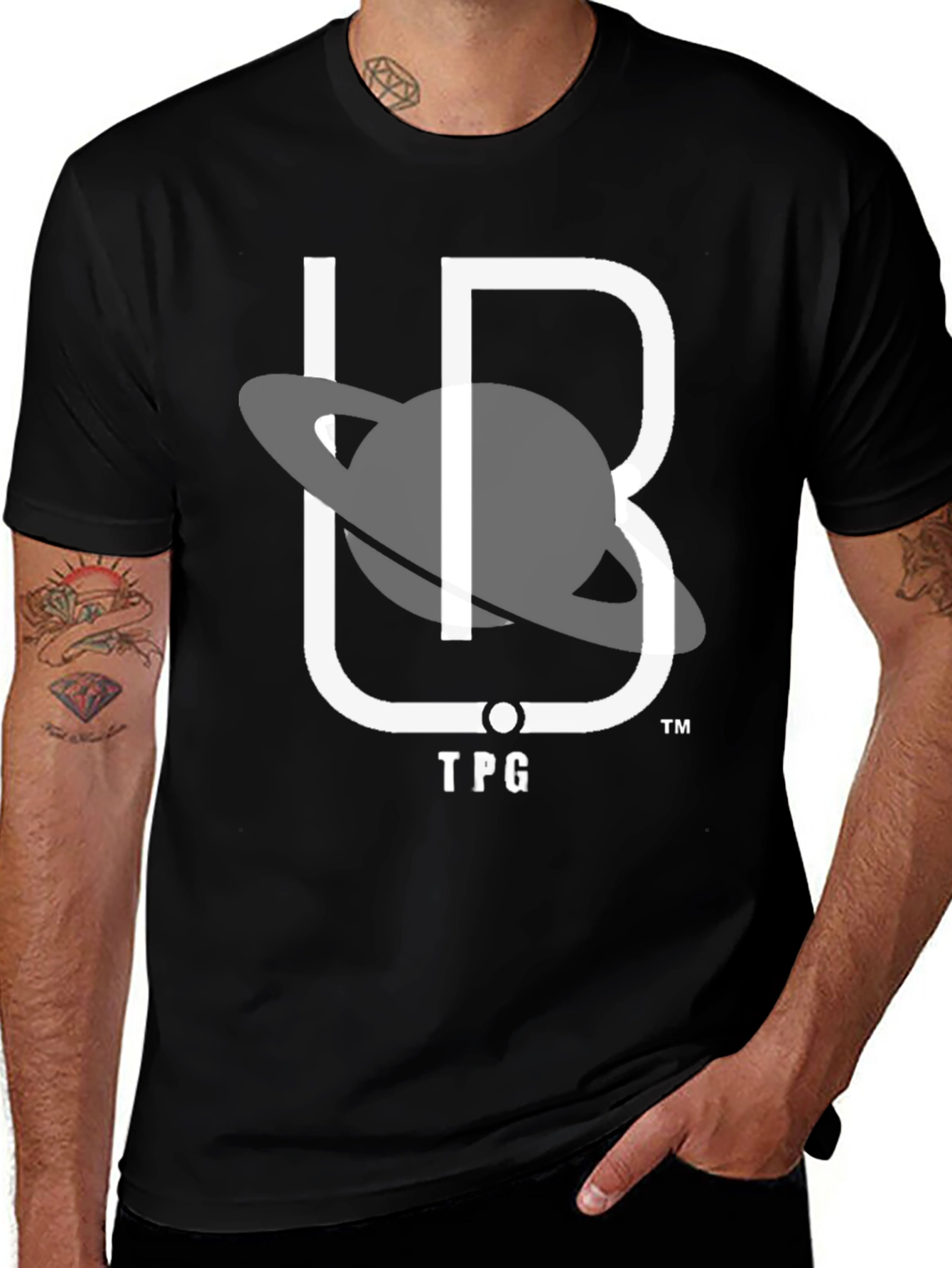 Space Logo Black T-Shirt