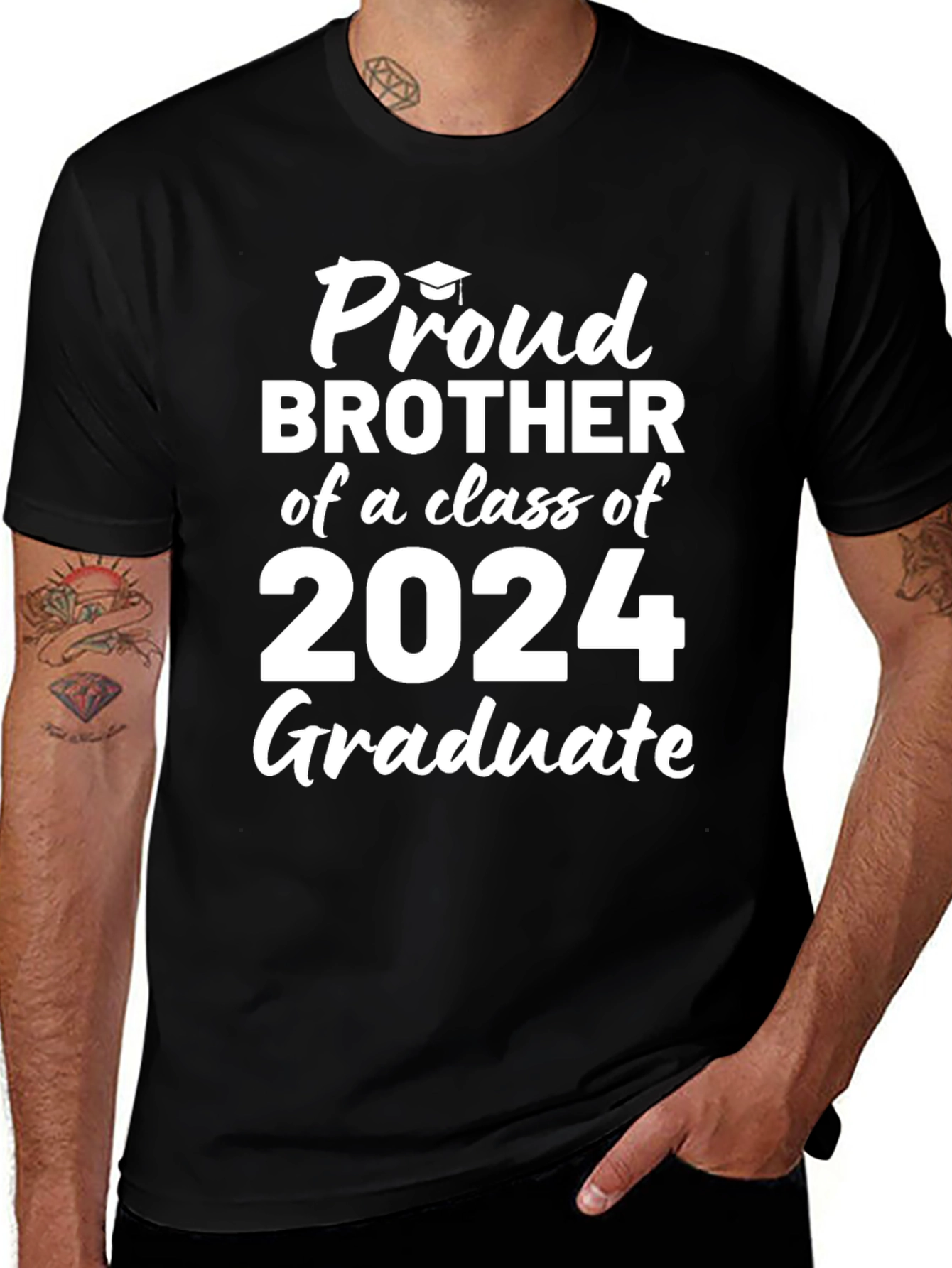 Proud Brother of a Class of 2024 Graduate T-Shirt