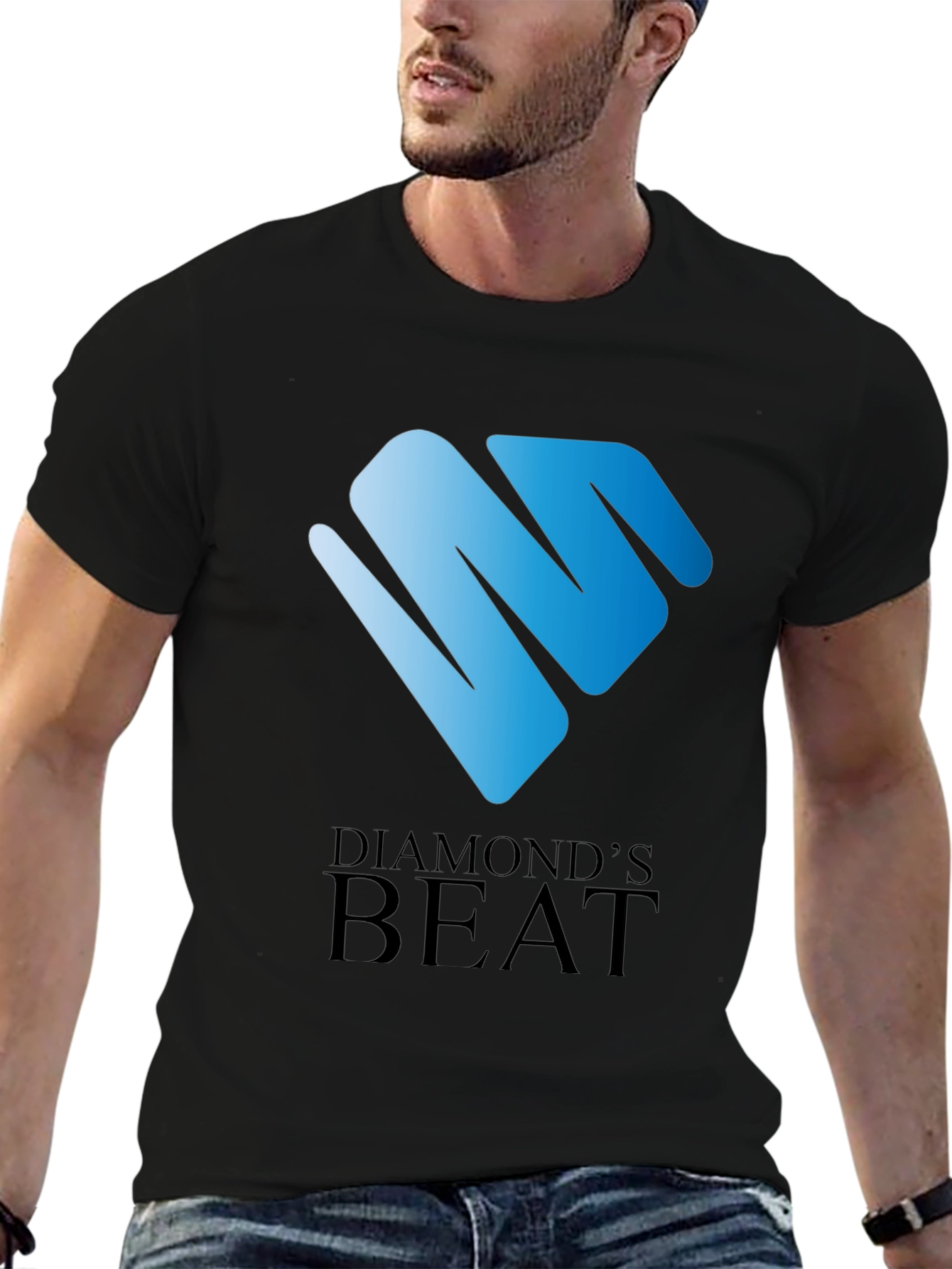 Diamonds Beat Black T-Shirt