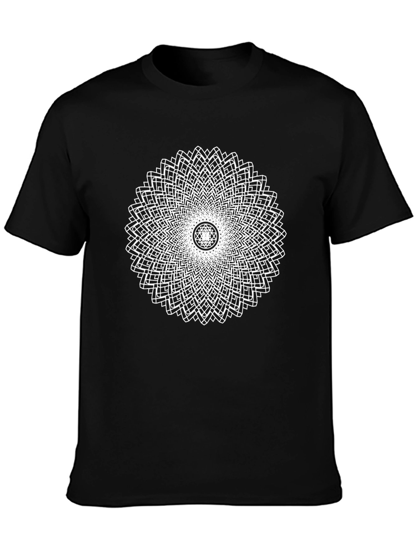 Geometric Mandala T-Shirt - Unique Design