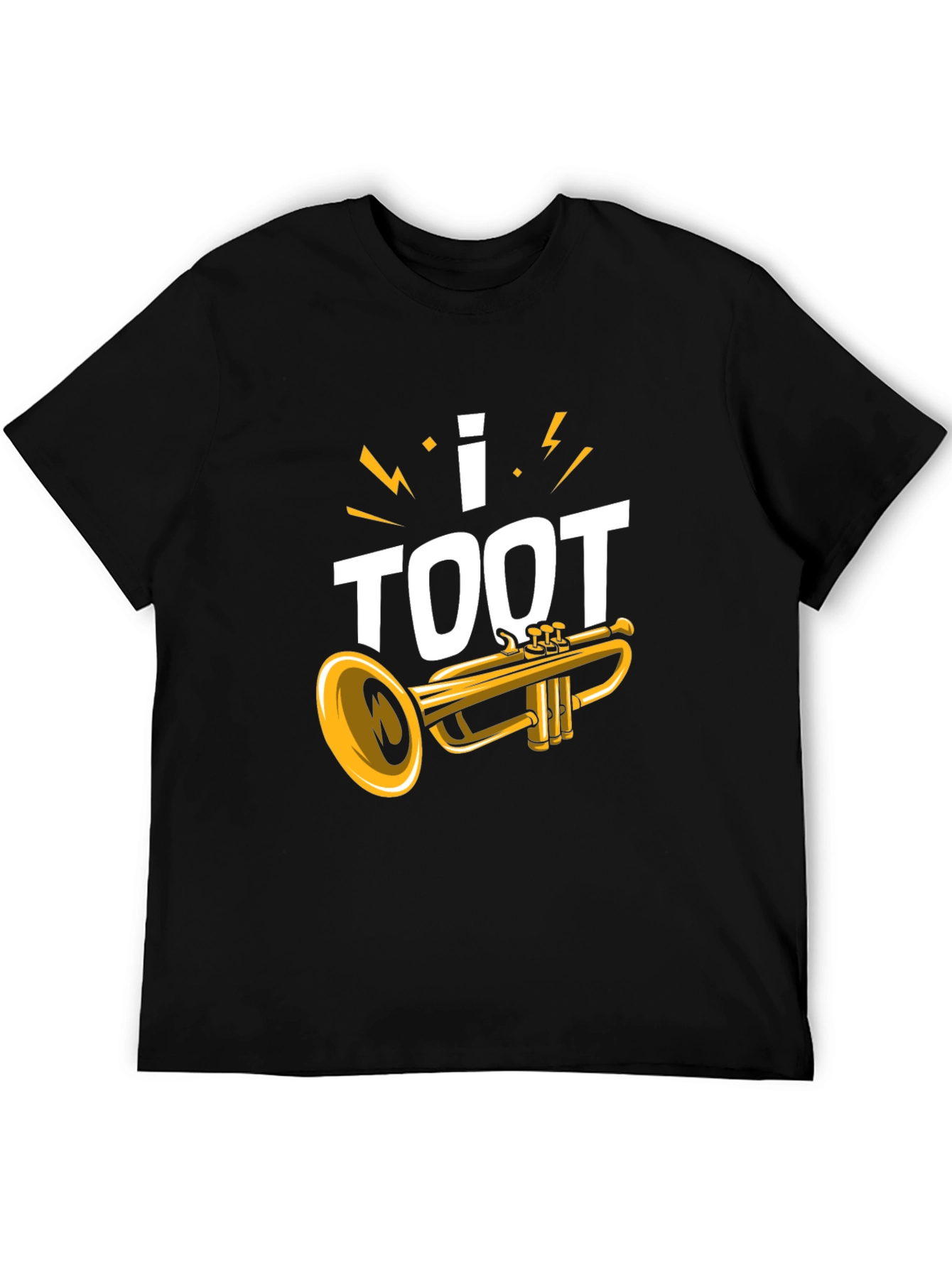 I Toot Trumpet Black T-Shirt