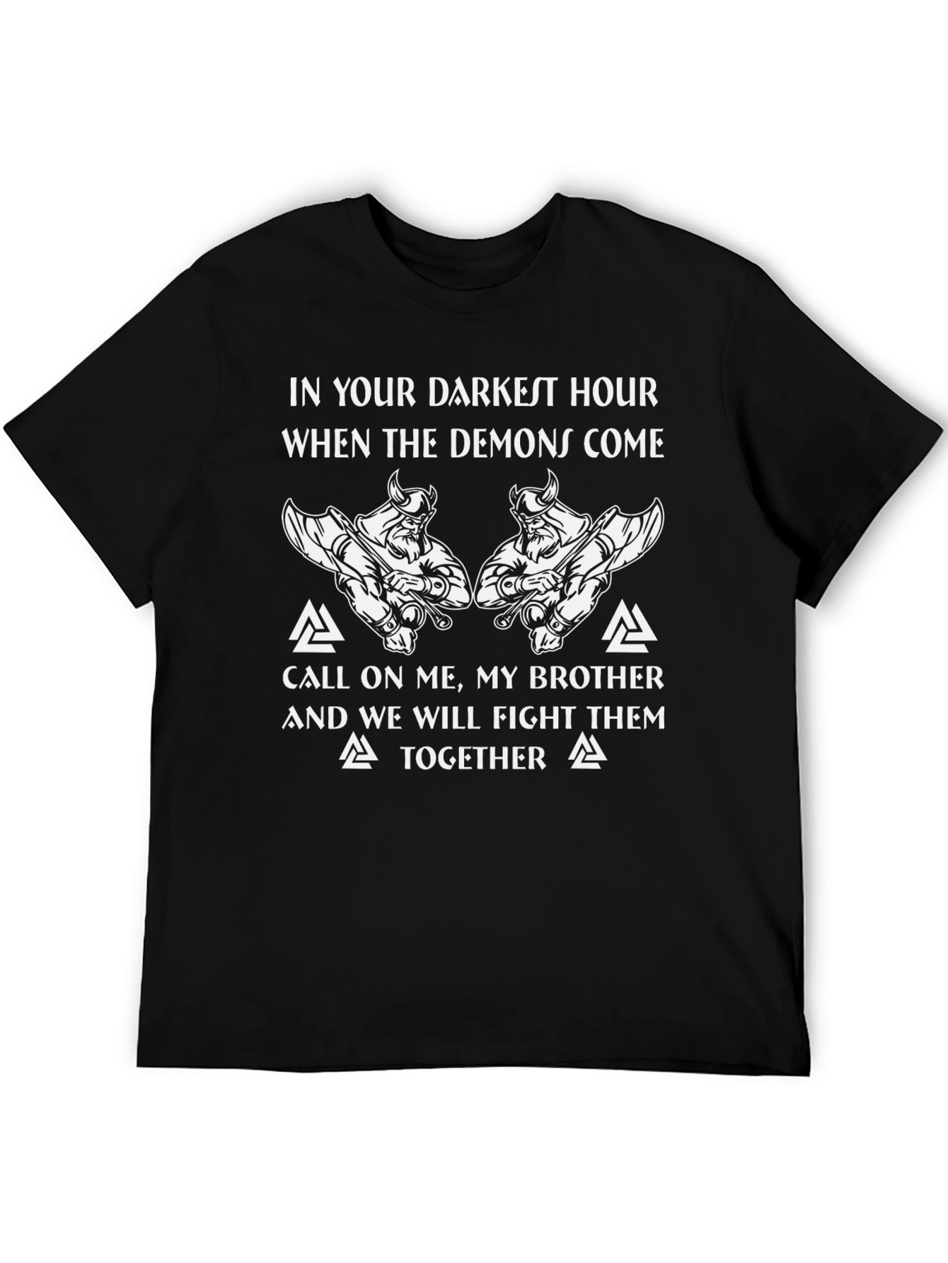 Viking Brothers Graphic T-Shirt - Fight Together