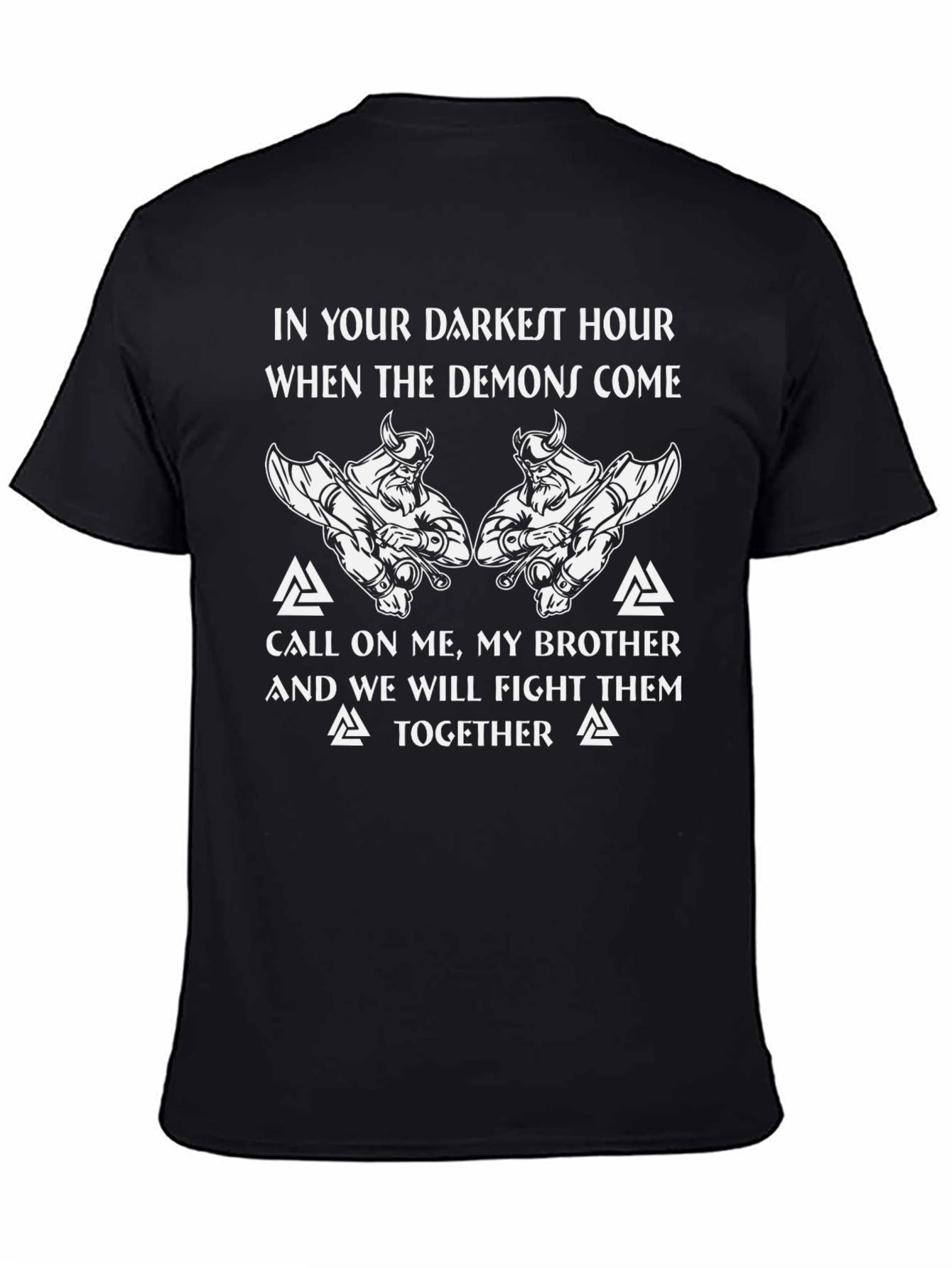 Viking Brothers Graphic T-Shirt - Fight Together