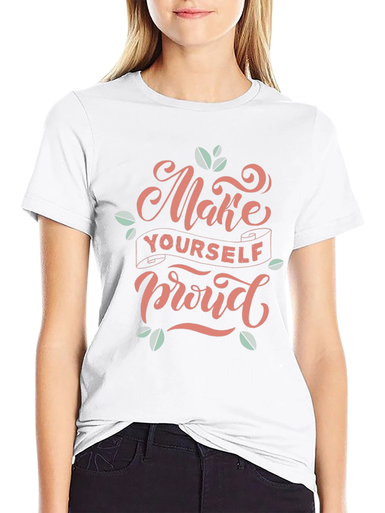 Make Yourself Proud Black Graphic Tee
