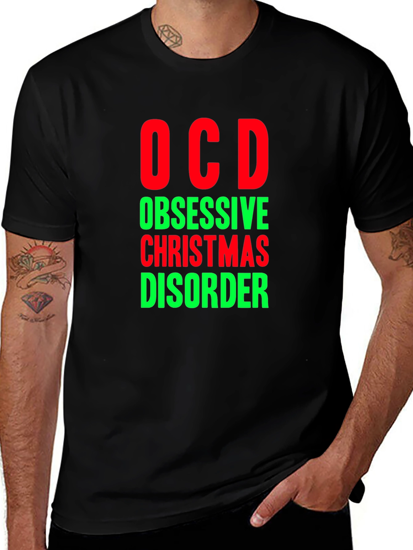 OCD Obsessive Christmas Disorder Holiday T-Shirt