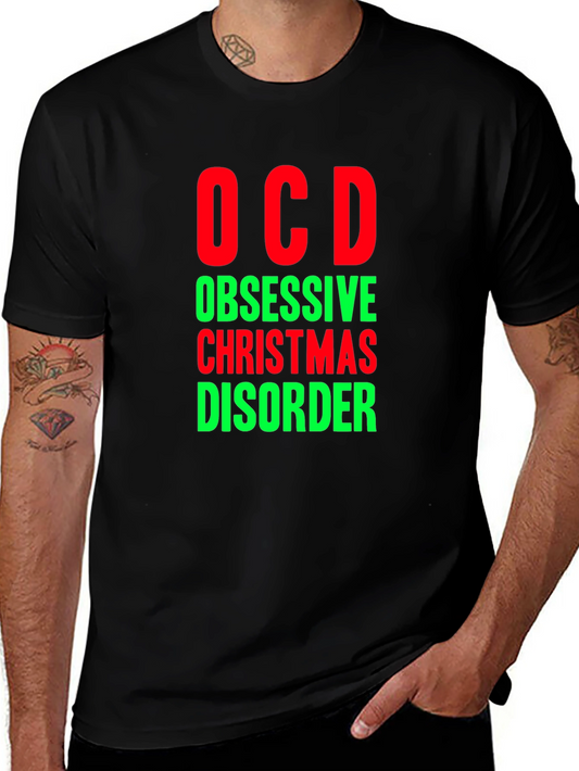 OCD Obsessive Christmas Disorder Holiday T-Shirt