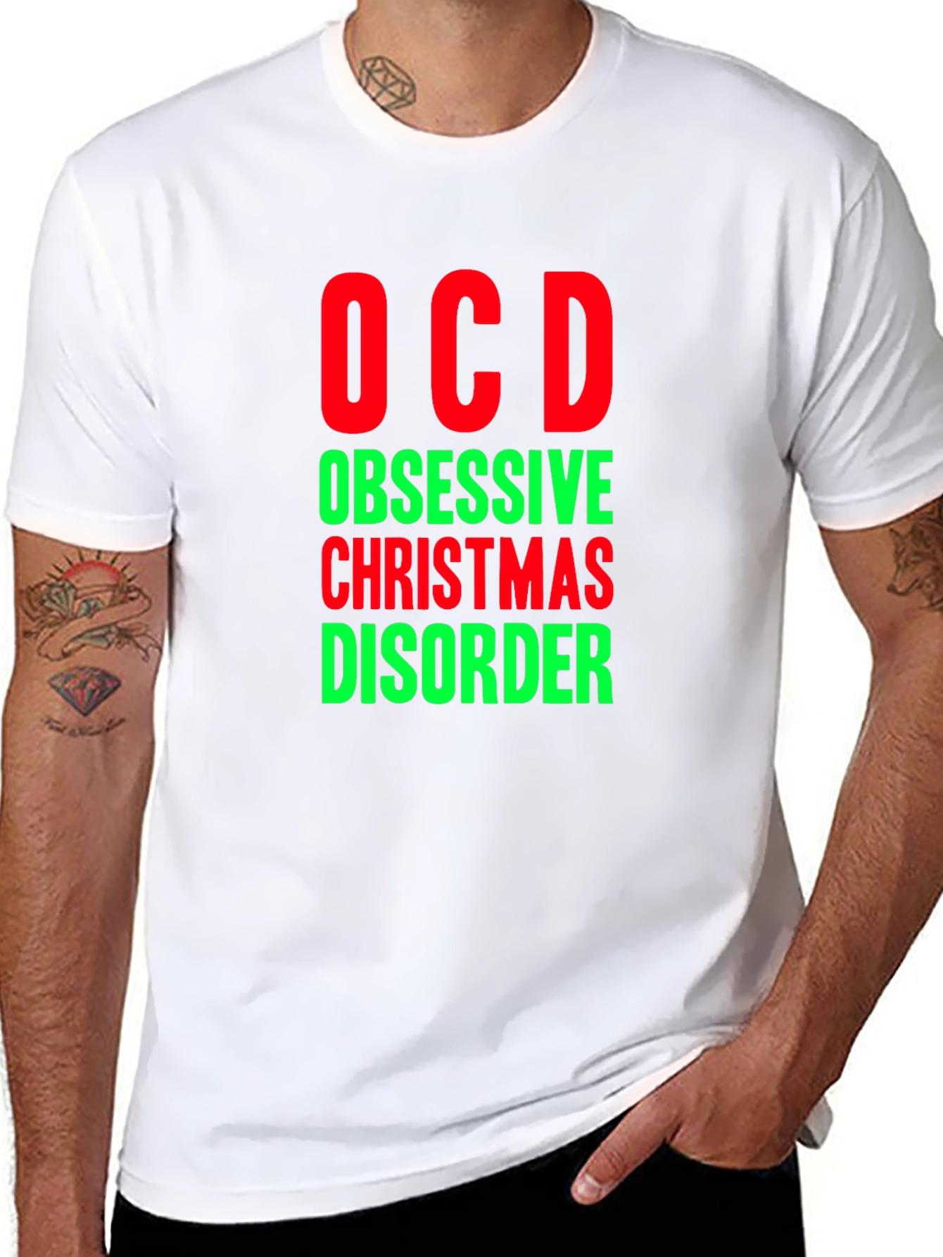 OCD Obsessive Christmas Disorder Holiday T-Shirt