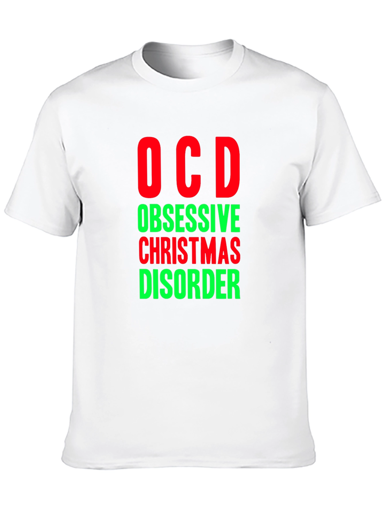 OCD Obsessive Christmas Disorder Holiday T-Shirt