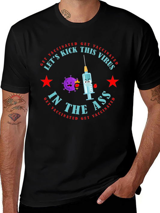 Vaccinated Virus Kick T-Shirt