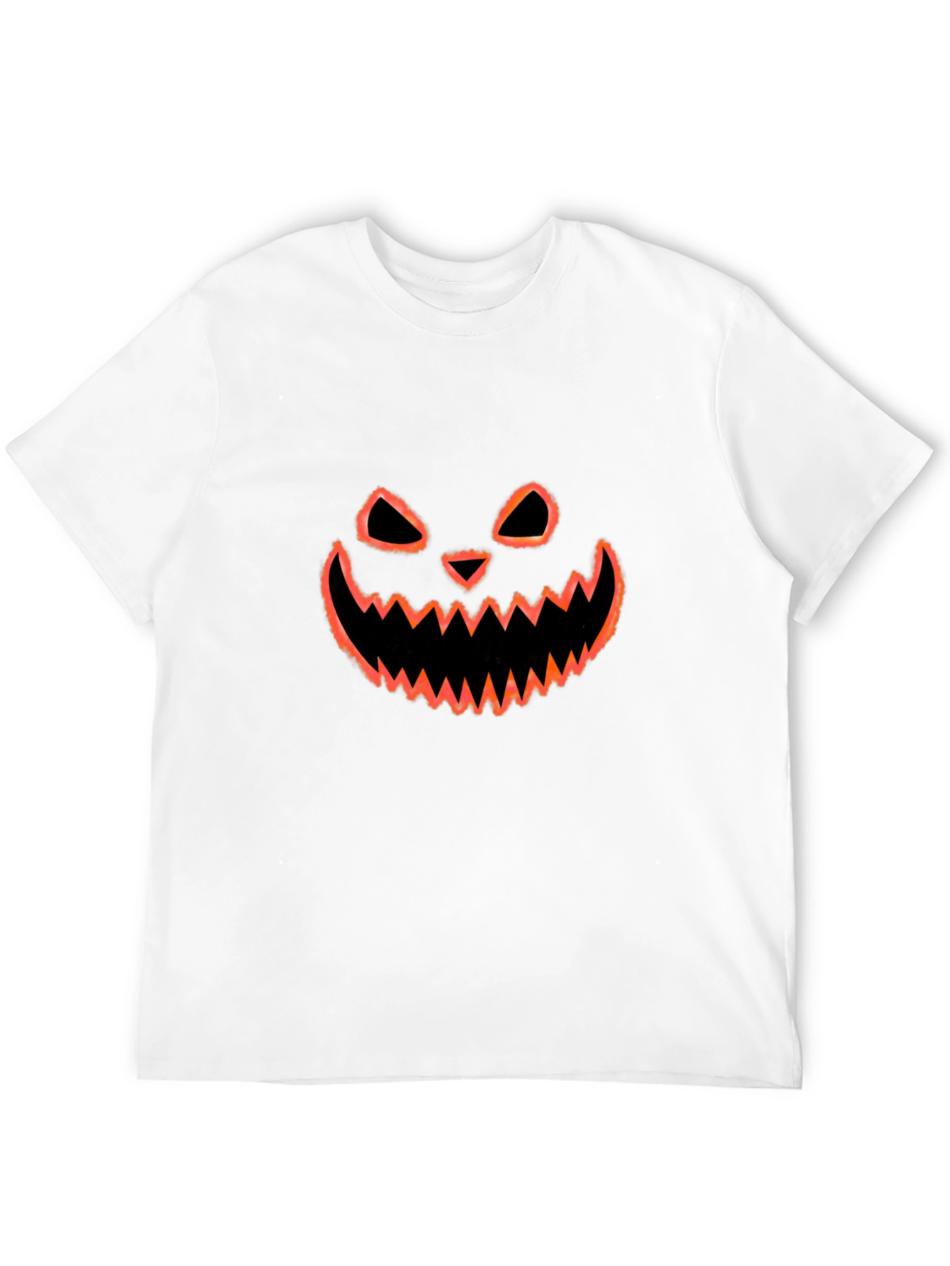 Halloween Pumpkin Face Graphic Tee