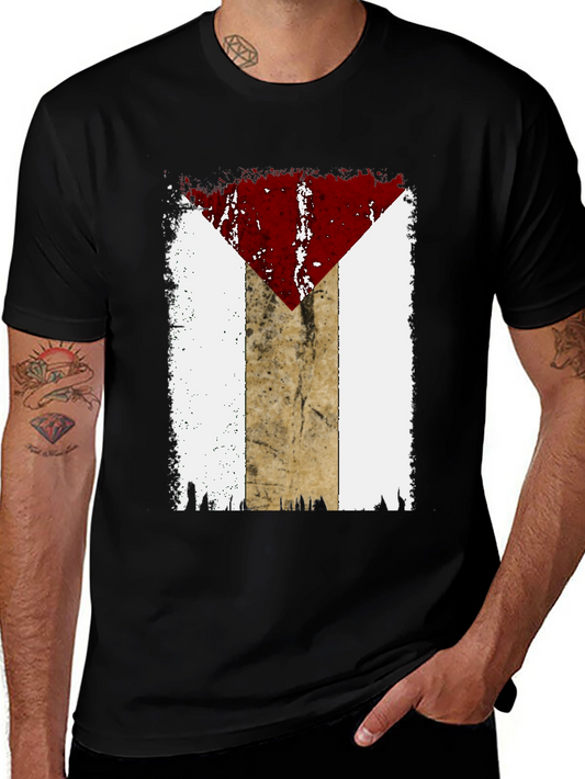 Distressed Flag Graphic T-Shirt