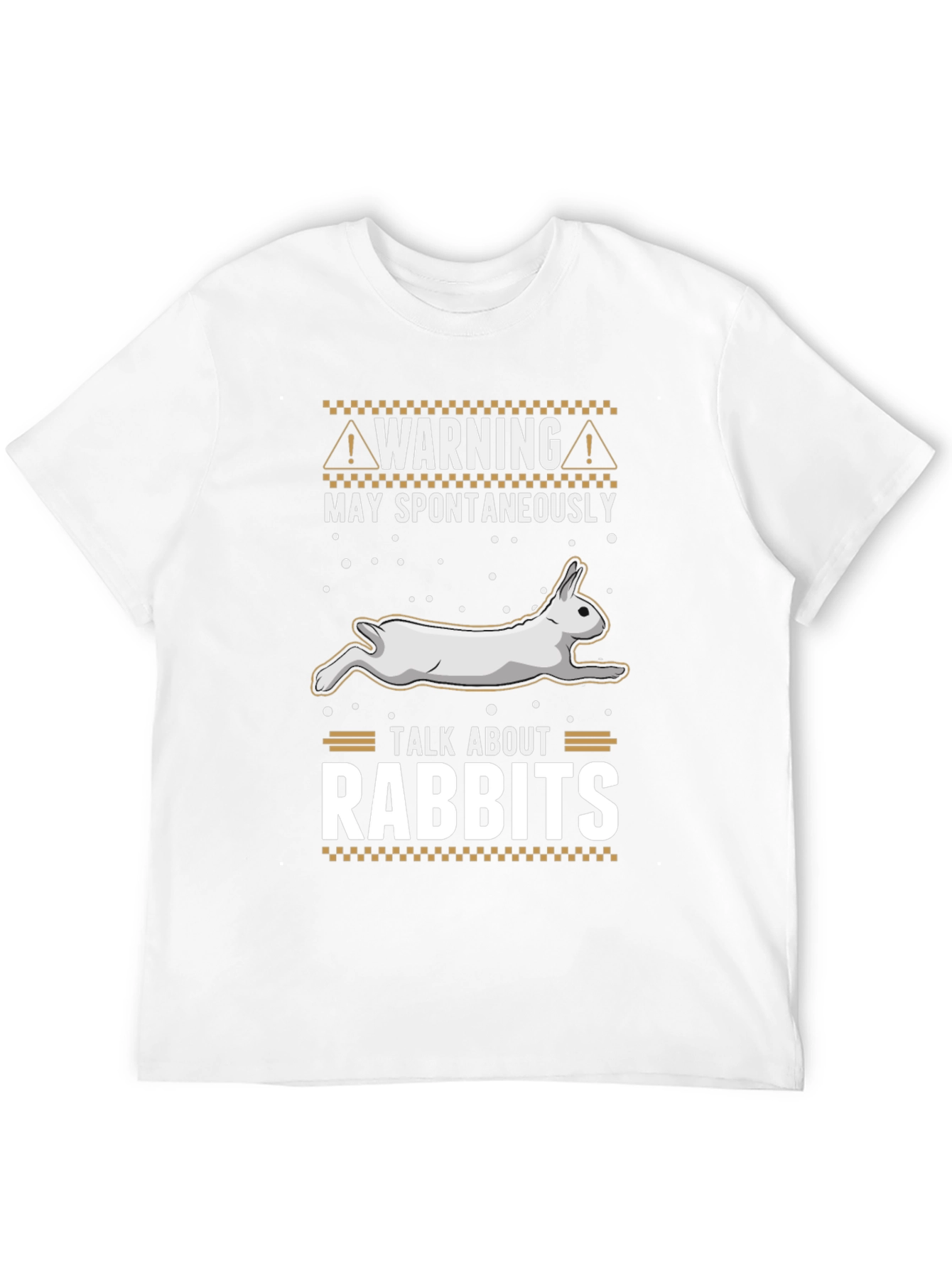 Warning: May Spontaneously Talk About Rabbits T-Shirt
