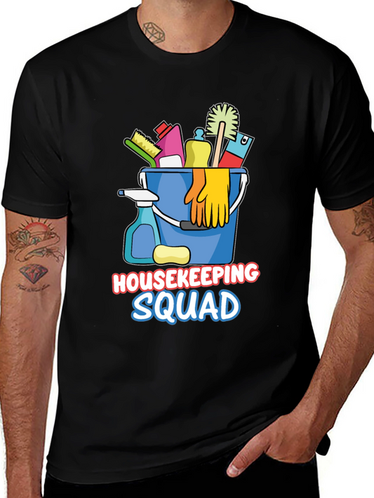 Housekeeping Squad Graphic T-Shirt