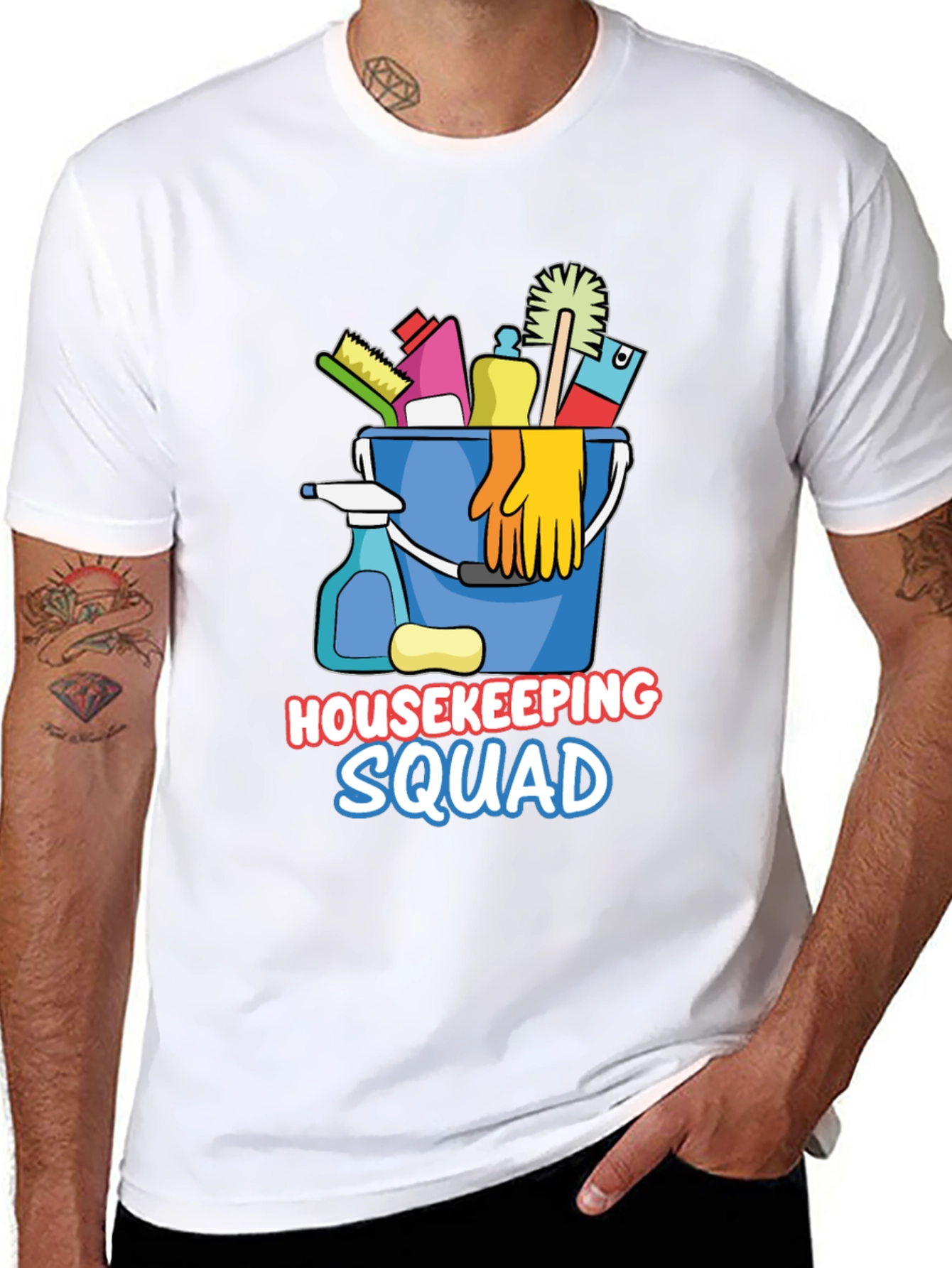 Housekeeping Squad Graphic T-Shirt