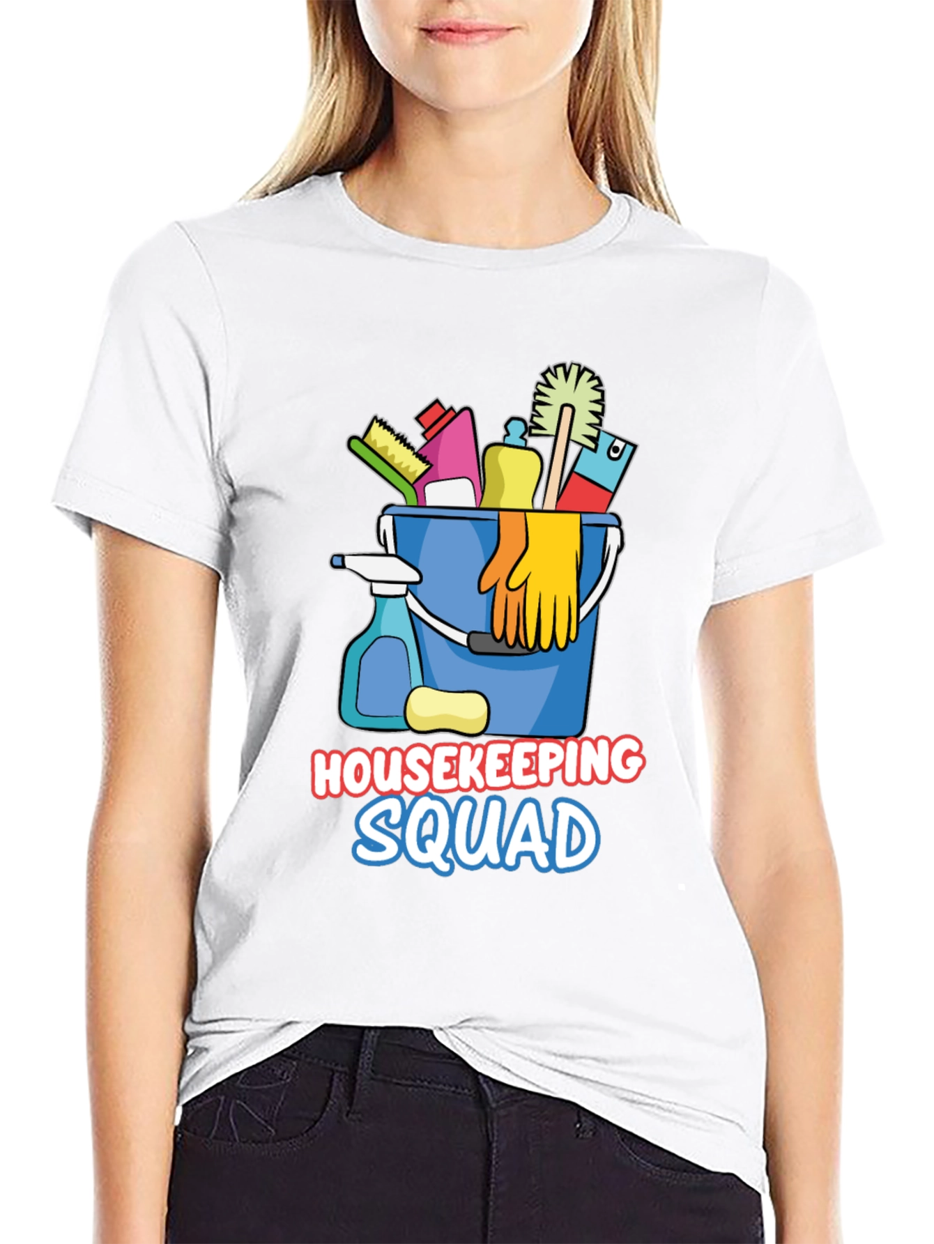 Housekeeping Squad Graphic T-Shirt