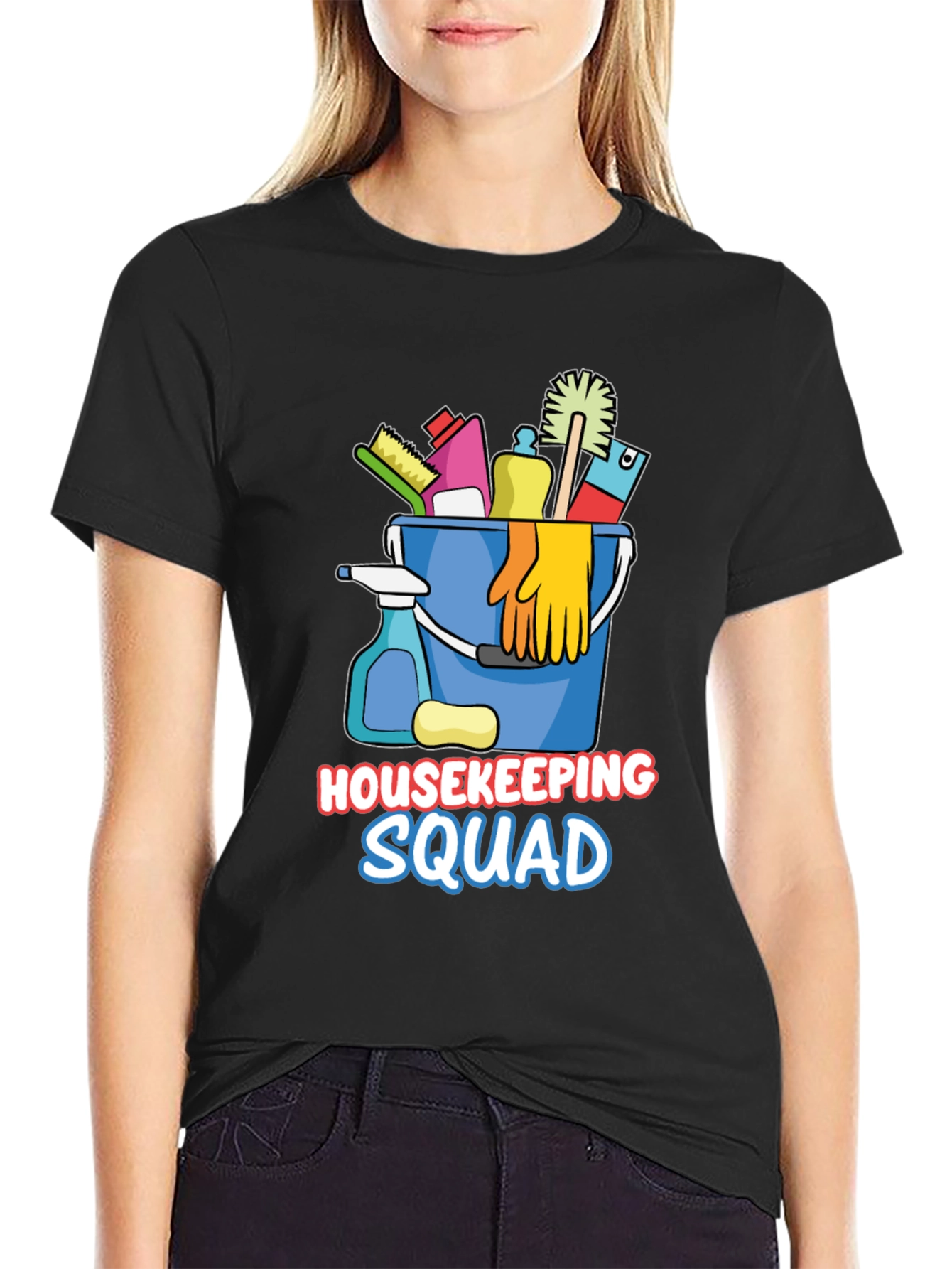 Housekeeping Squad Graphic T-Shirt
