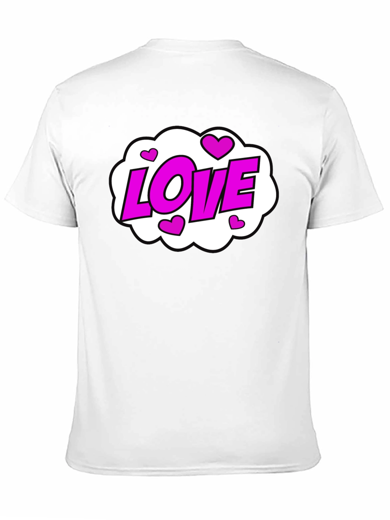 Love Heart Graphic Black T-Shirt - Trendy Casual Tee