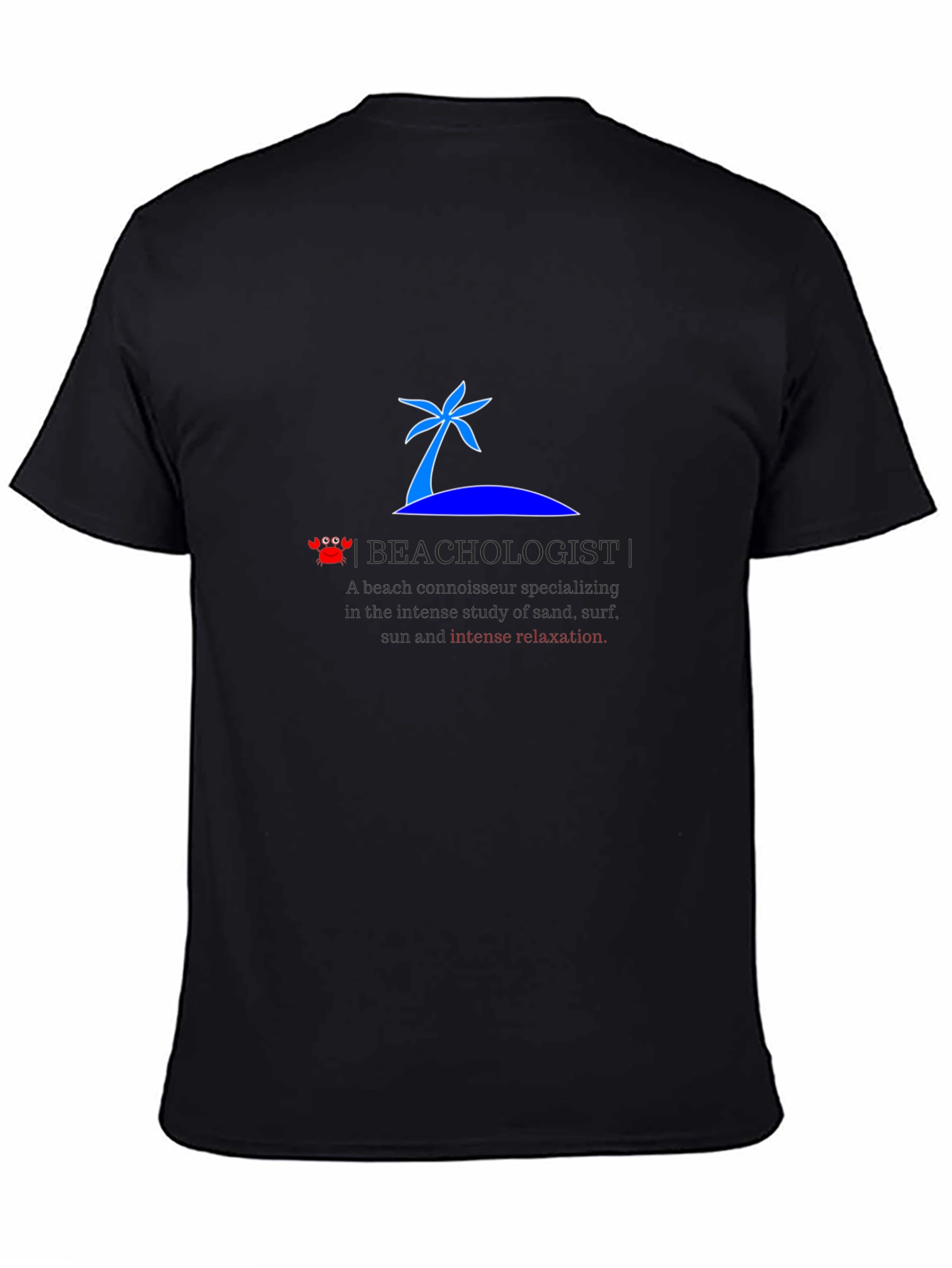 Beachologist Mens T-Shirt - Relax on Island