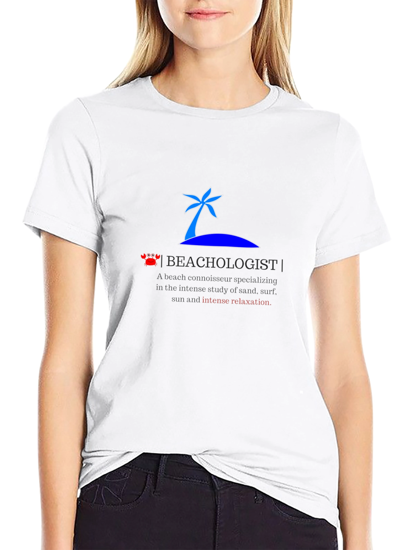 Beachologist Mens T-Shirt - Relax on Island