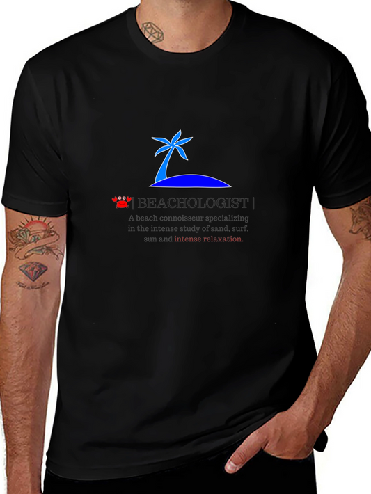 Beachologist Mens T-Shirt - Relax on Island