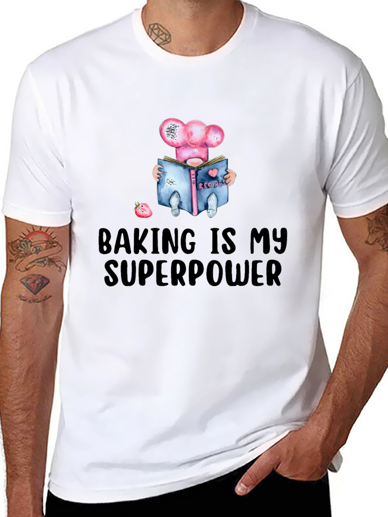 Baking is My Superpower Chef T-Shirt