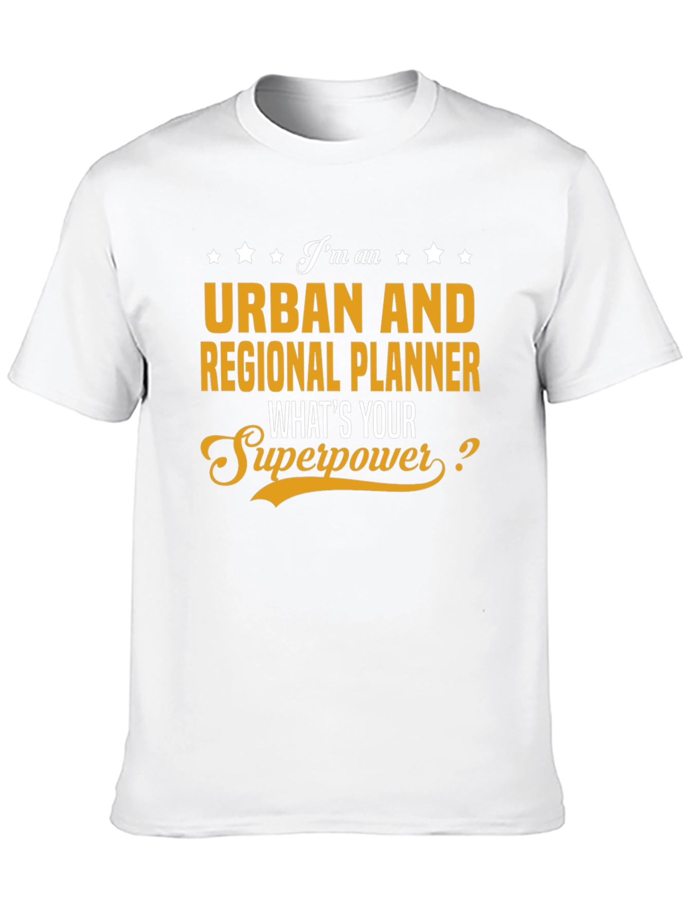 Urban Planner Superpower Black T-Shirt