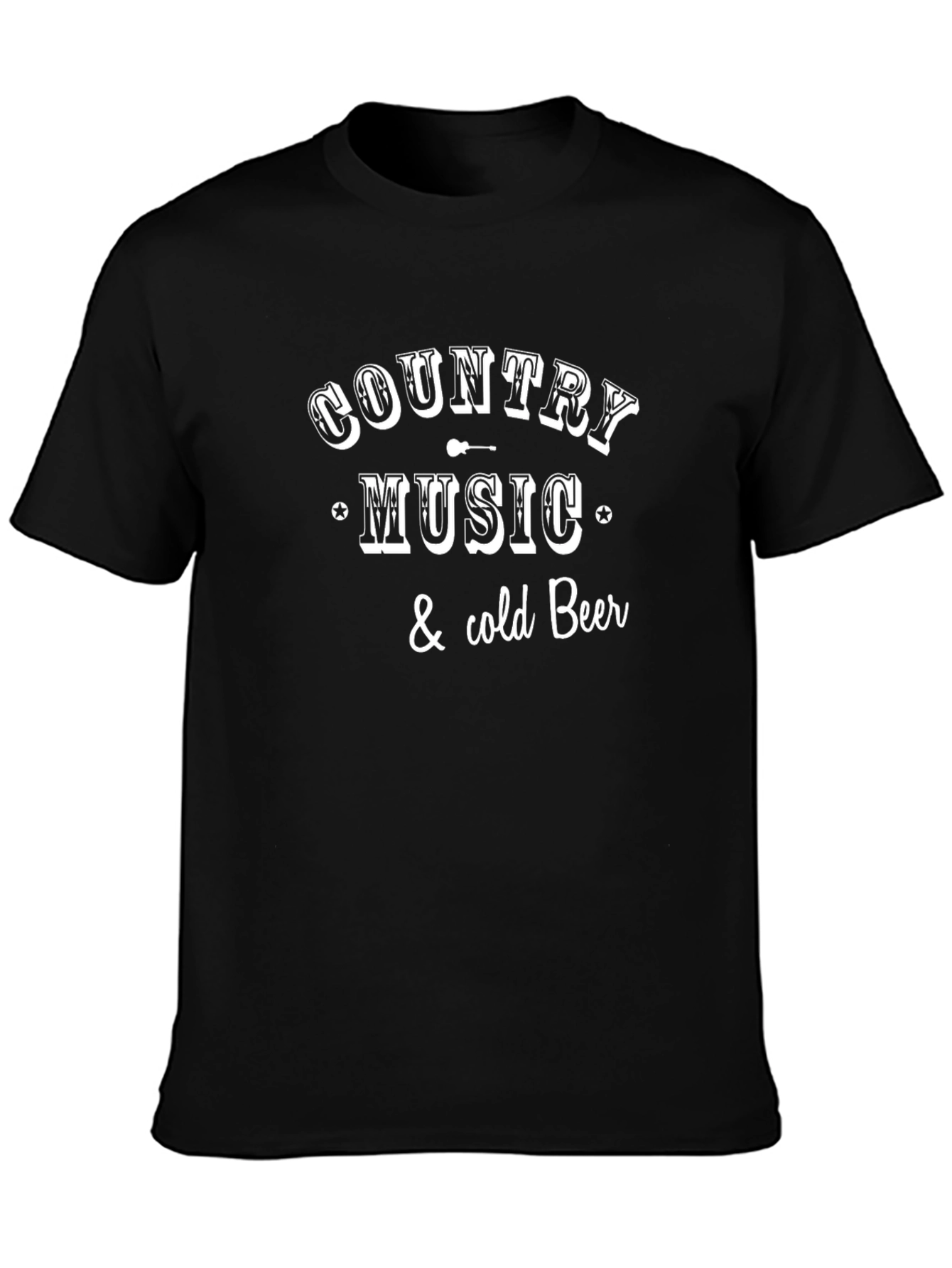 Country Music & Cold Beer Graphic T-Shirt