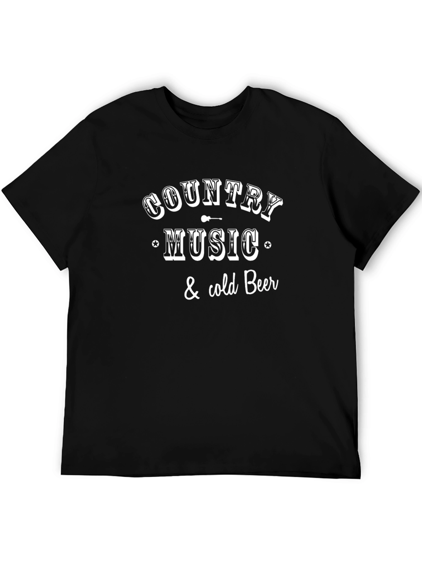 Country Music & Cold Beer Graphic T-Shirt