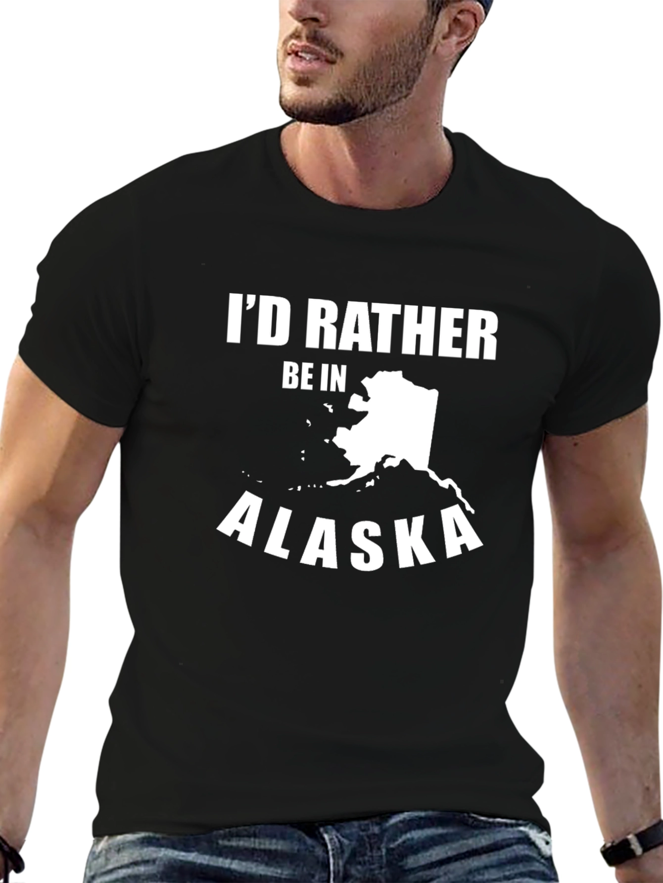Id Rather Be in Alaska T-Shirt