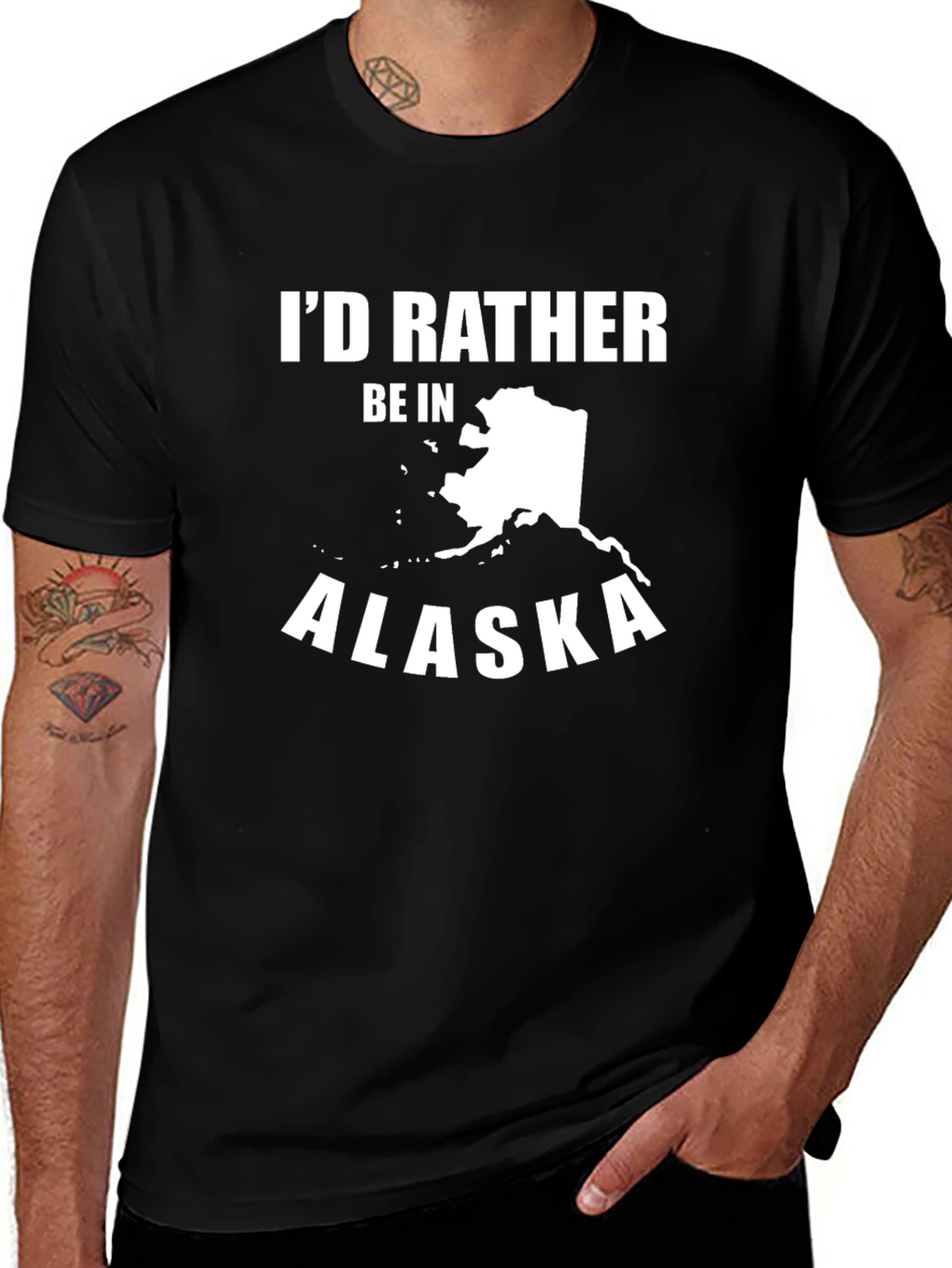 Id Rather Be in Alaska T-Shirt
