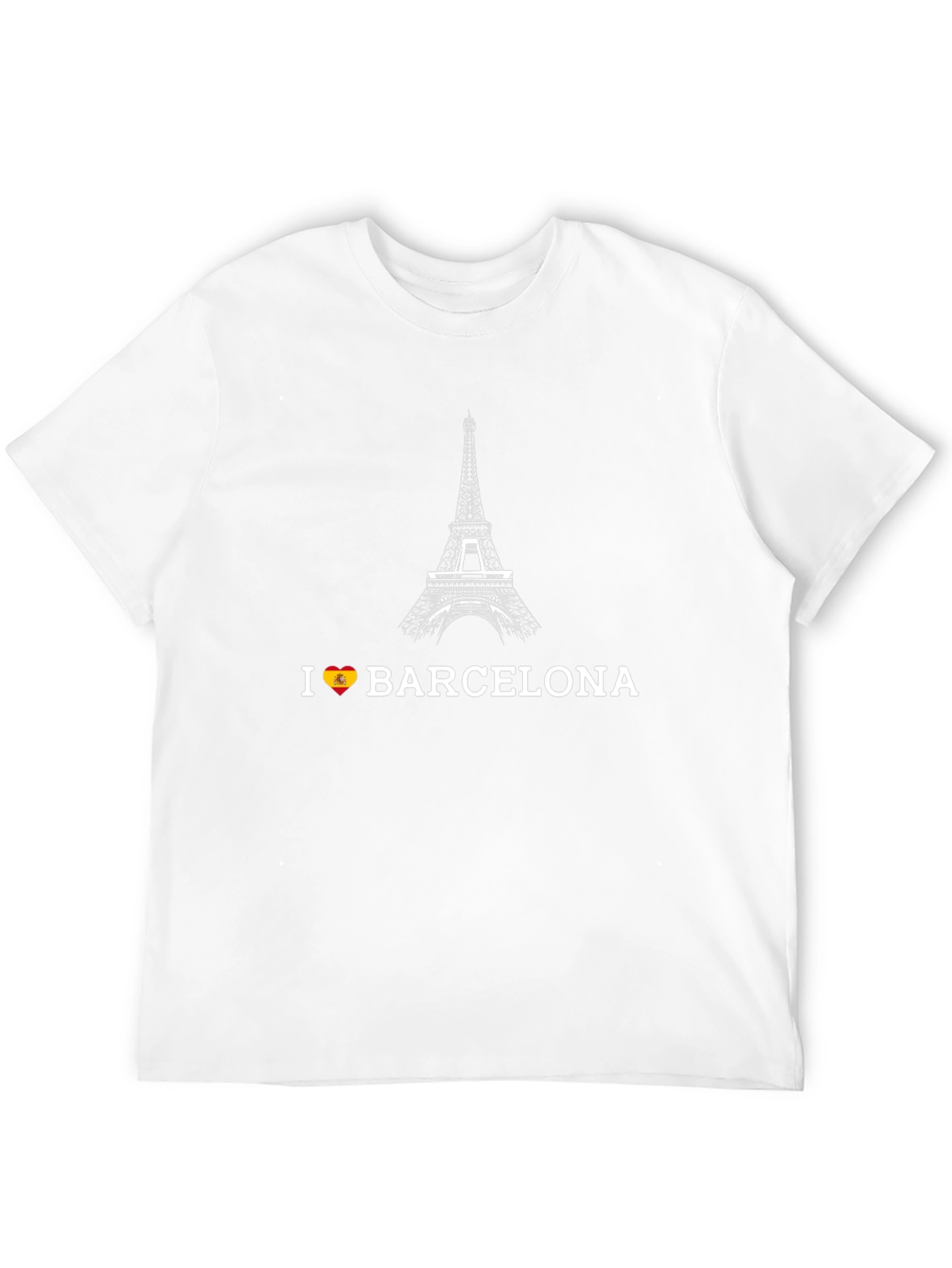 I Love Barcelona Black T-Shirt