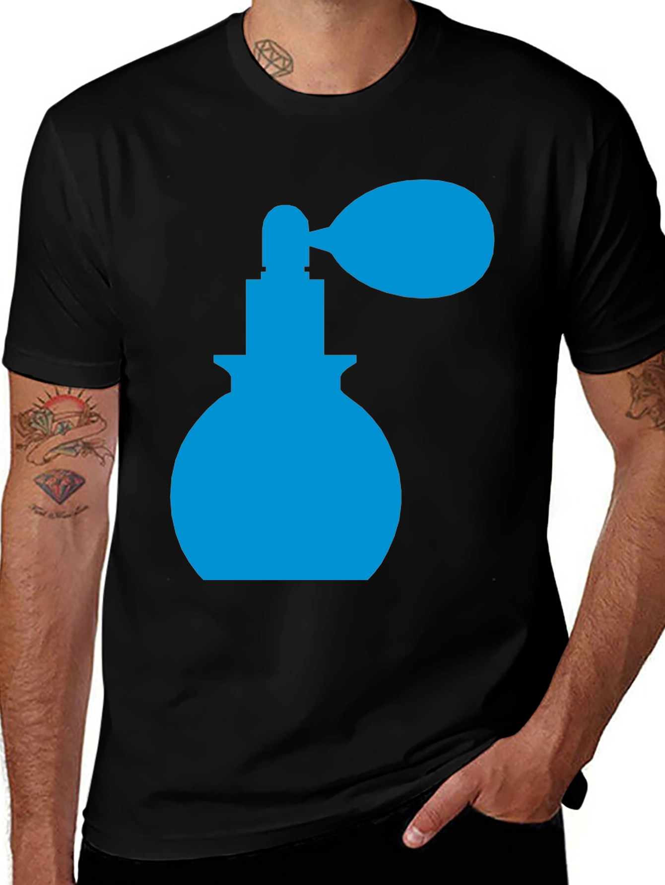 Stylish Perfume Atomizer Graphic Tee - Unisex