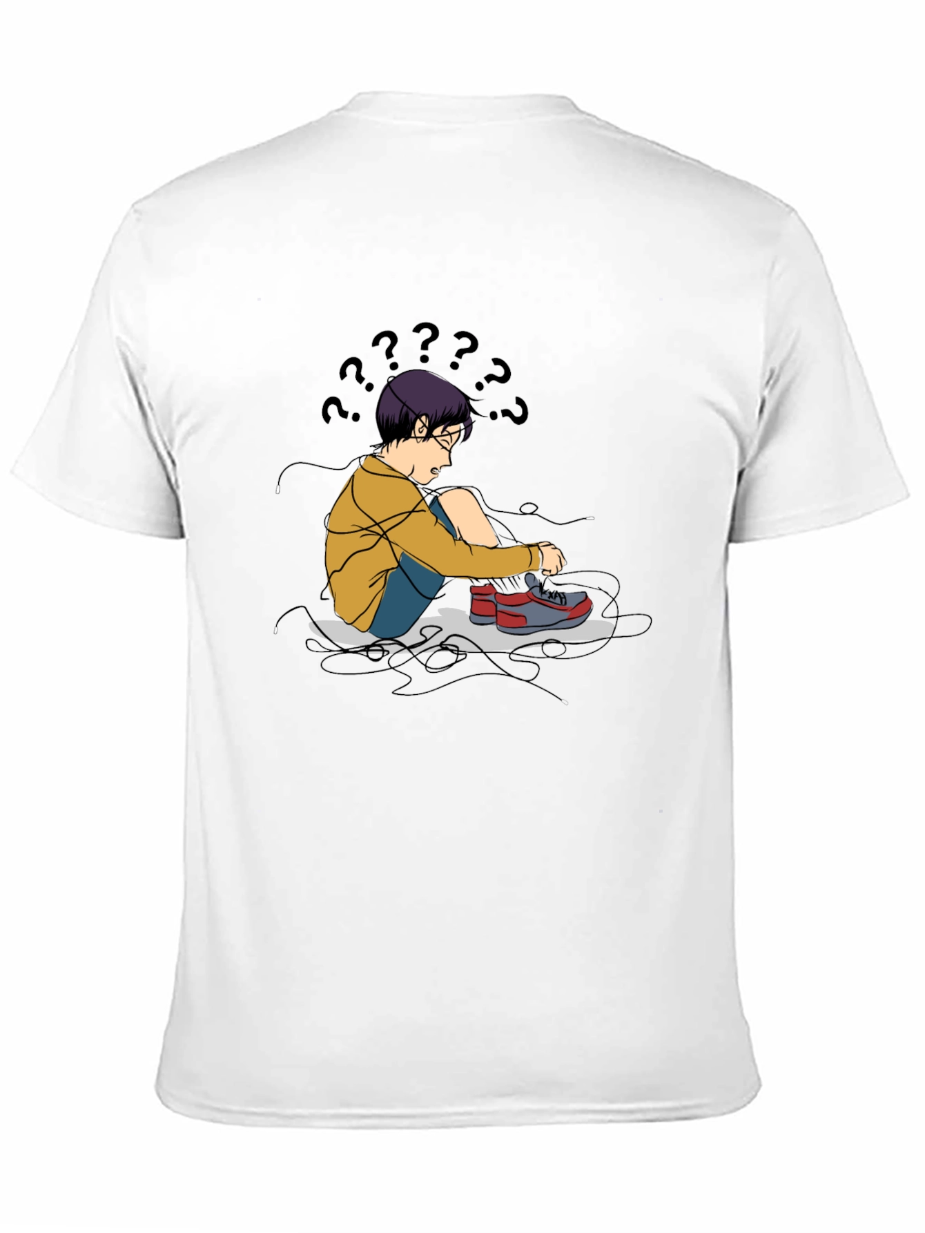 Confused Kid T-Shirt - Soft Cotton Graphic Tee