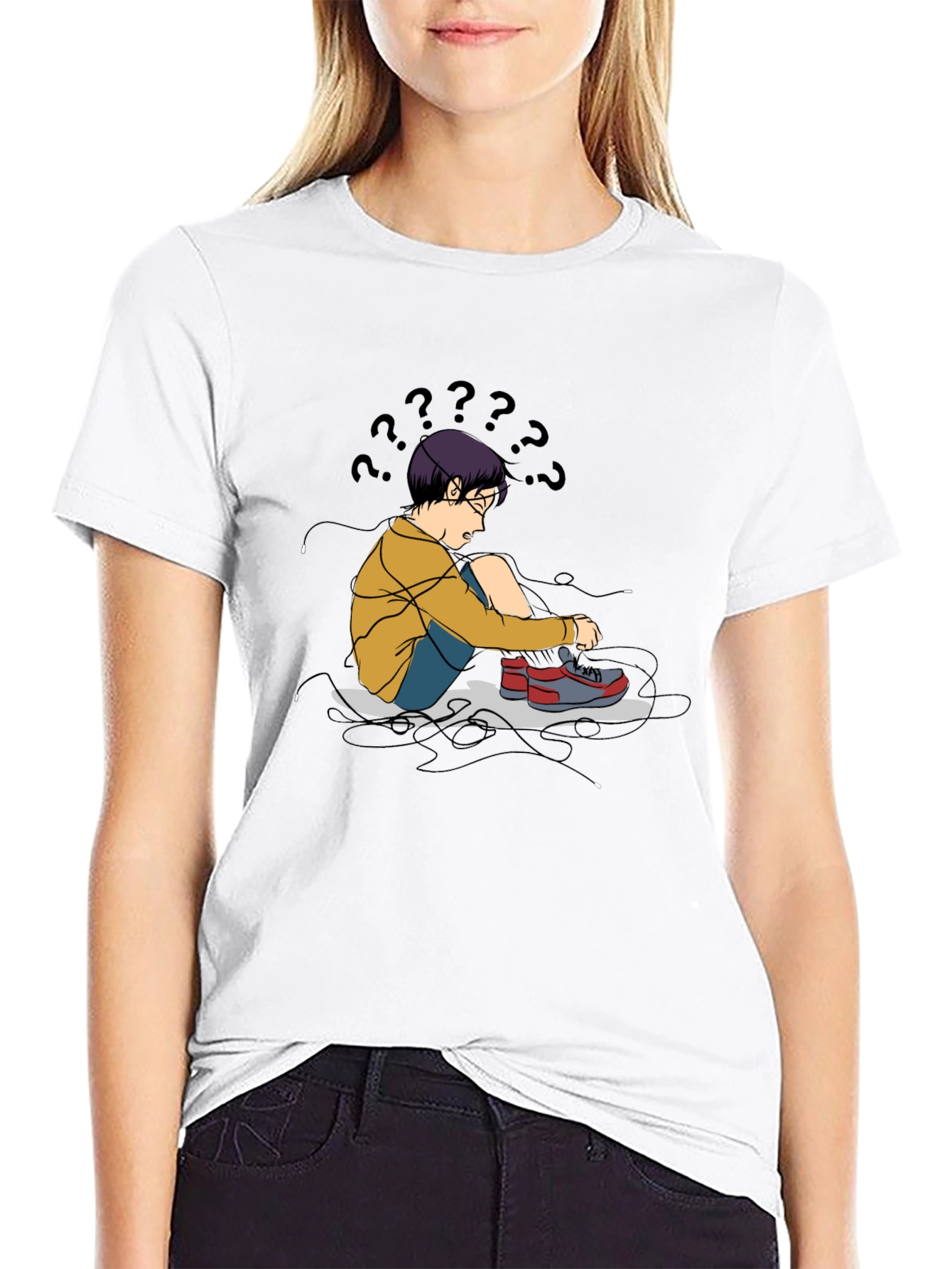 Confused Kid T-Shirt - Soft Cotton Graphic Tee