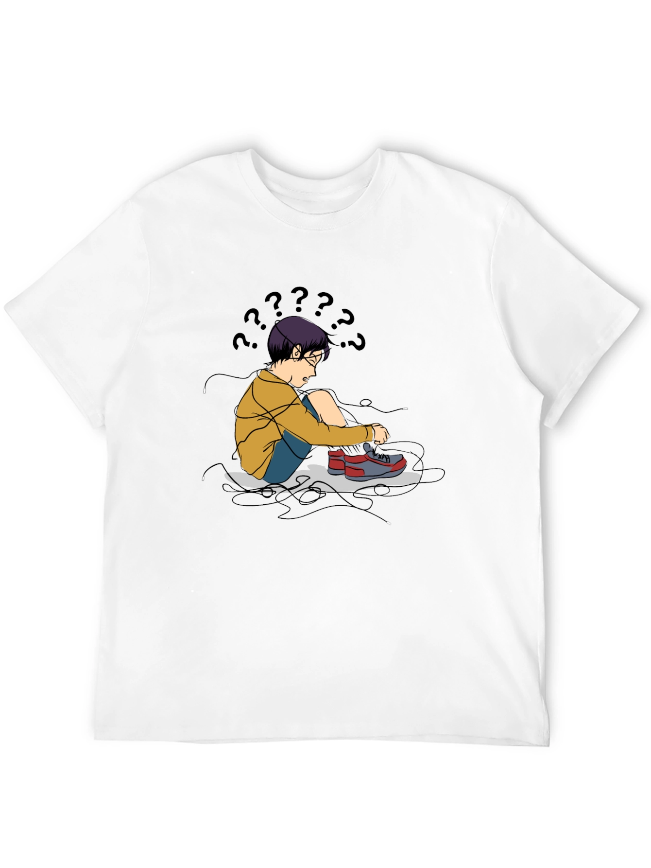 Confused Kid T-Shirt - Soft Cotton Graphic Tee