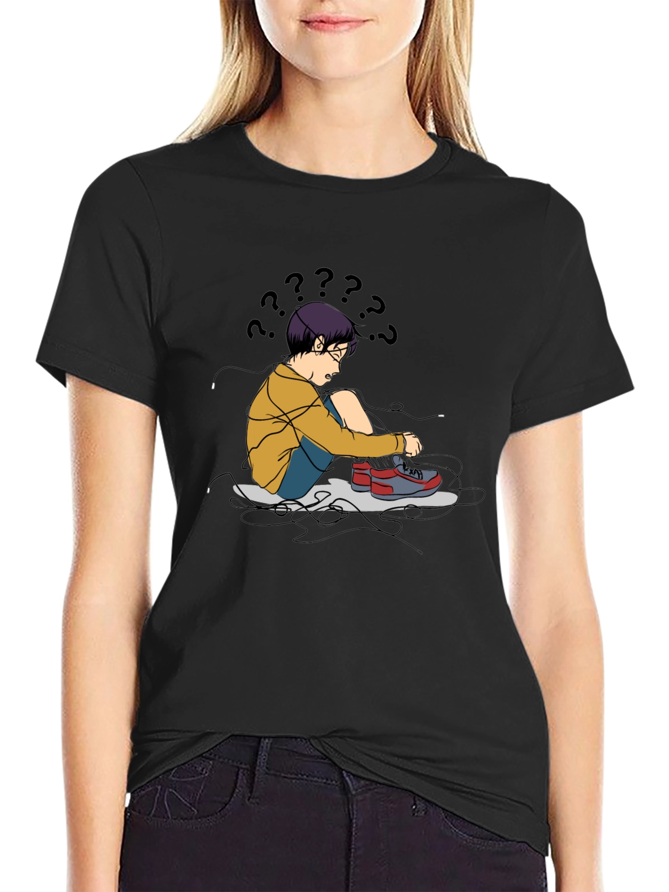 Confused Kid T-Shirt - Soft Cotton Graphic Tee