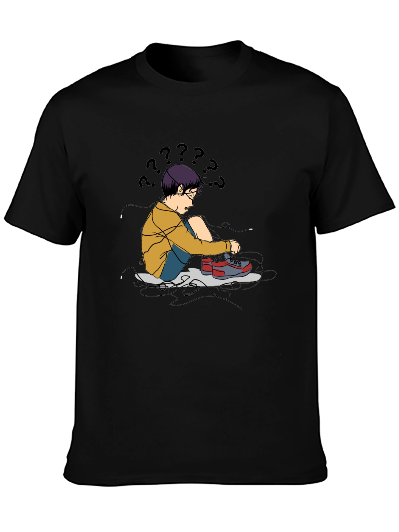 Confused Kid T-Shirt - Soft Cotton Graphic Tee