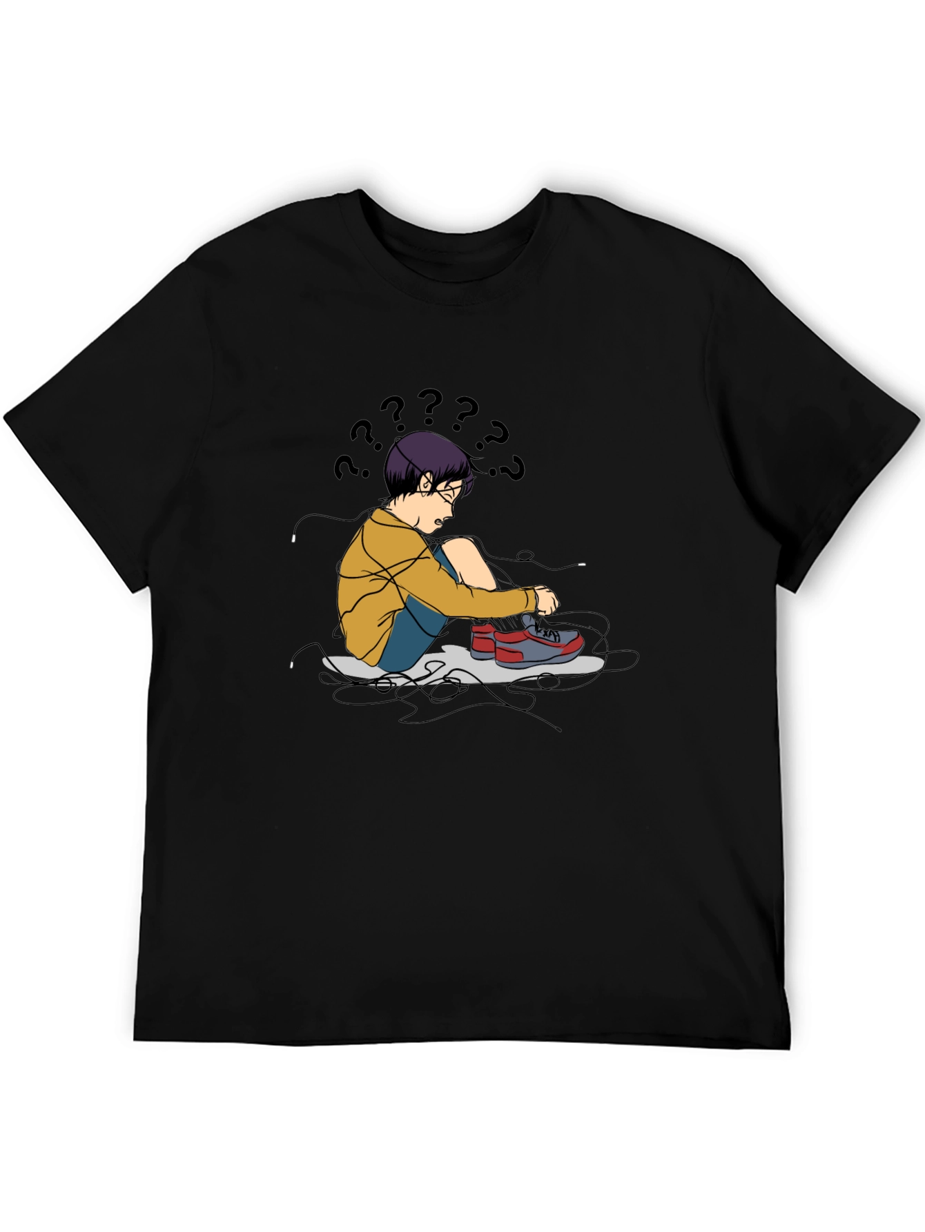 Confused Kid T-Shirt - Soft Cotton Graphic Tee