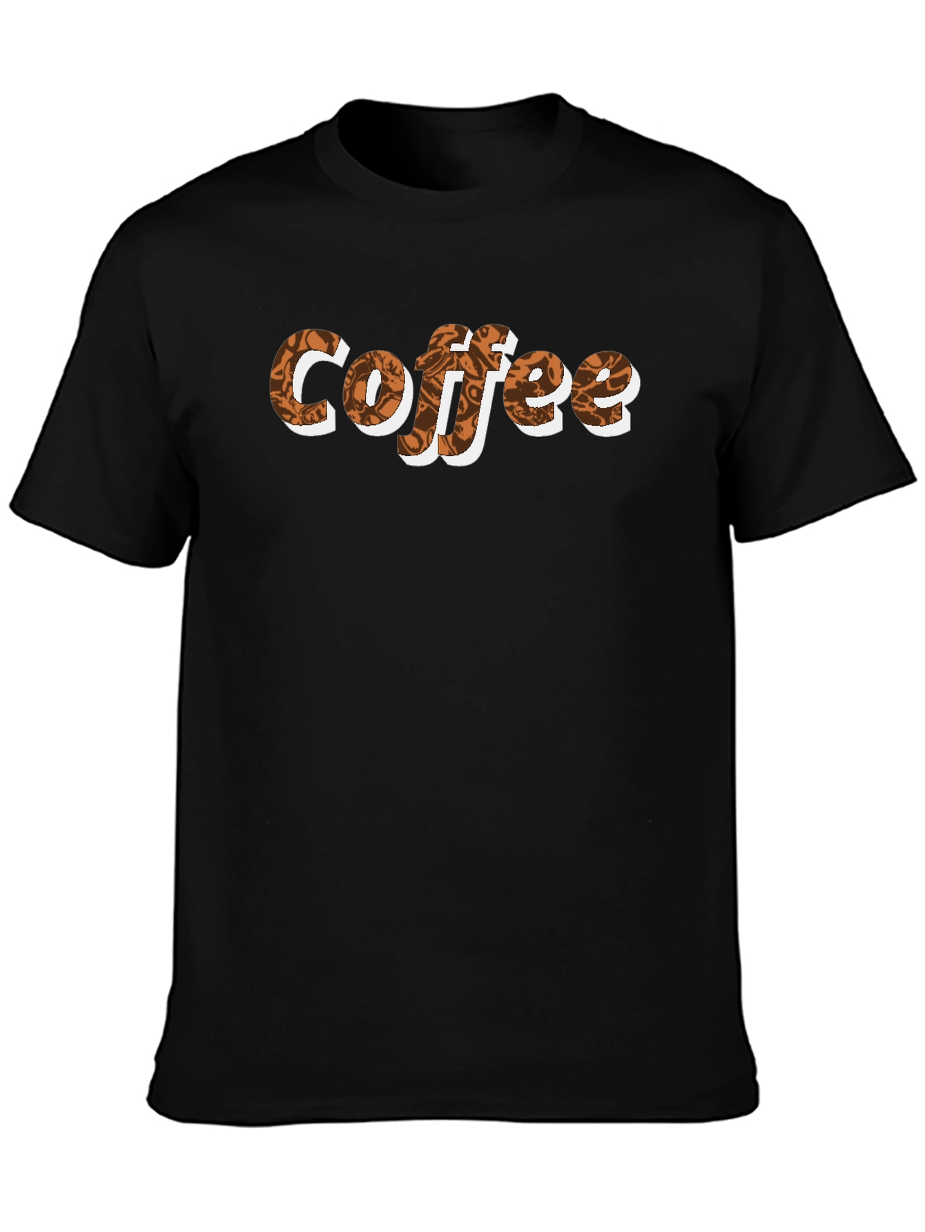 Coffee Lovers Graphic Tee - Black