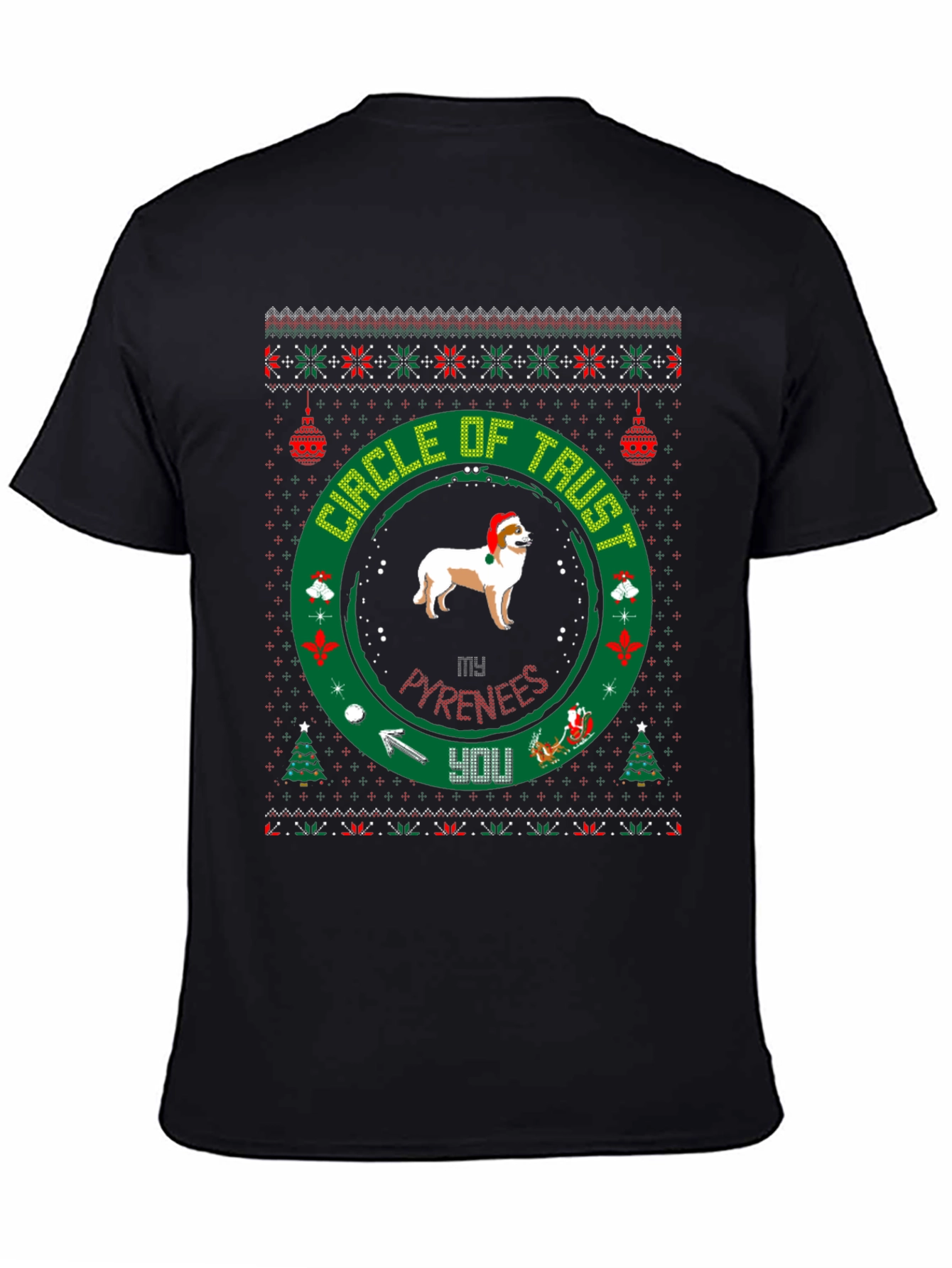 Christmas Pyrenees Circle of Trust T-Shirt