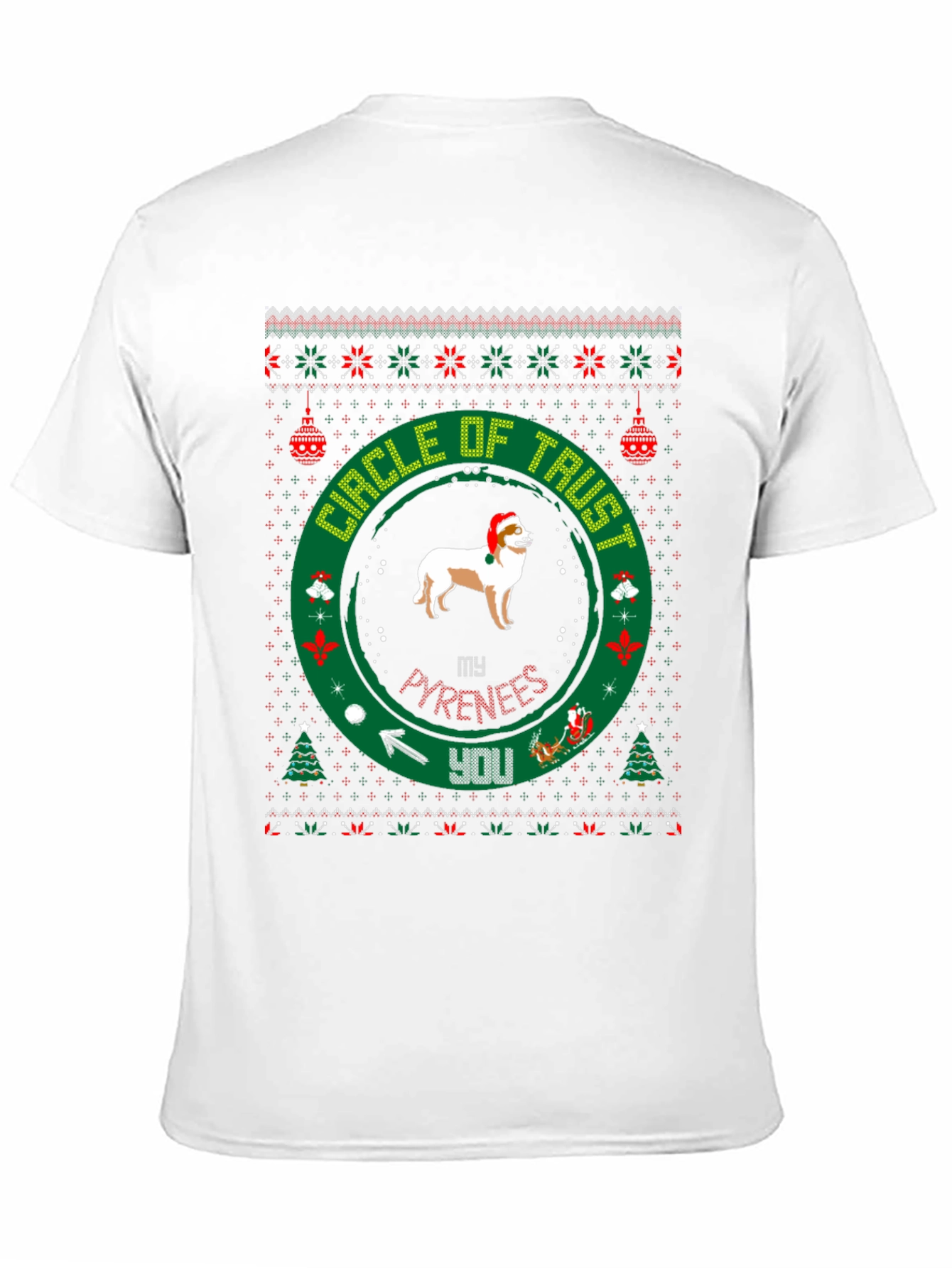 Christmas Pyrenees Circle of Trust T-Shirt