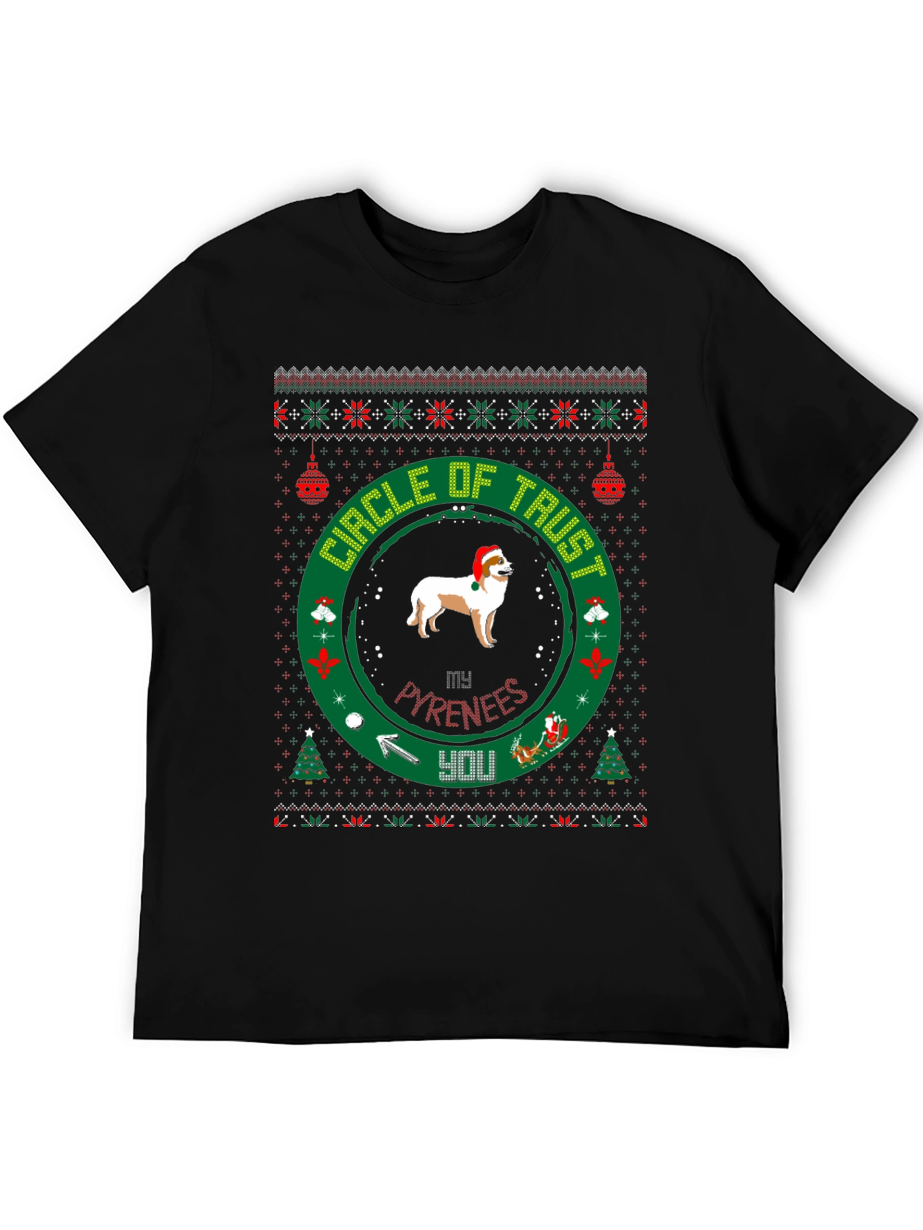 Christmas Pyrenees Circle of Trust T-Shirt