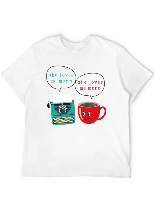 Quirky She Loves Me More! Graphic Tee